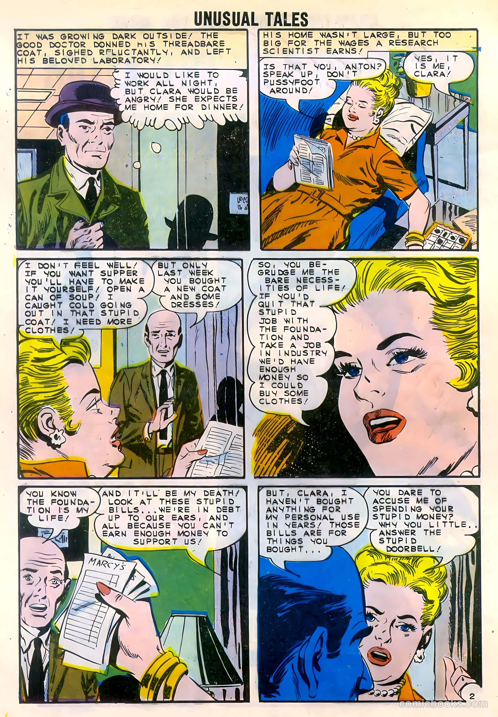 Unusual Tales #42 (1963) — page 4 of 36