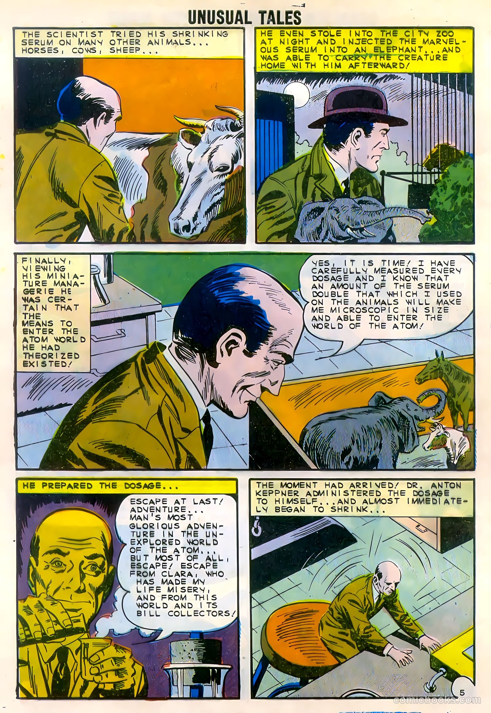 Unusual Tales #42 (1963) — page 8 of 36