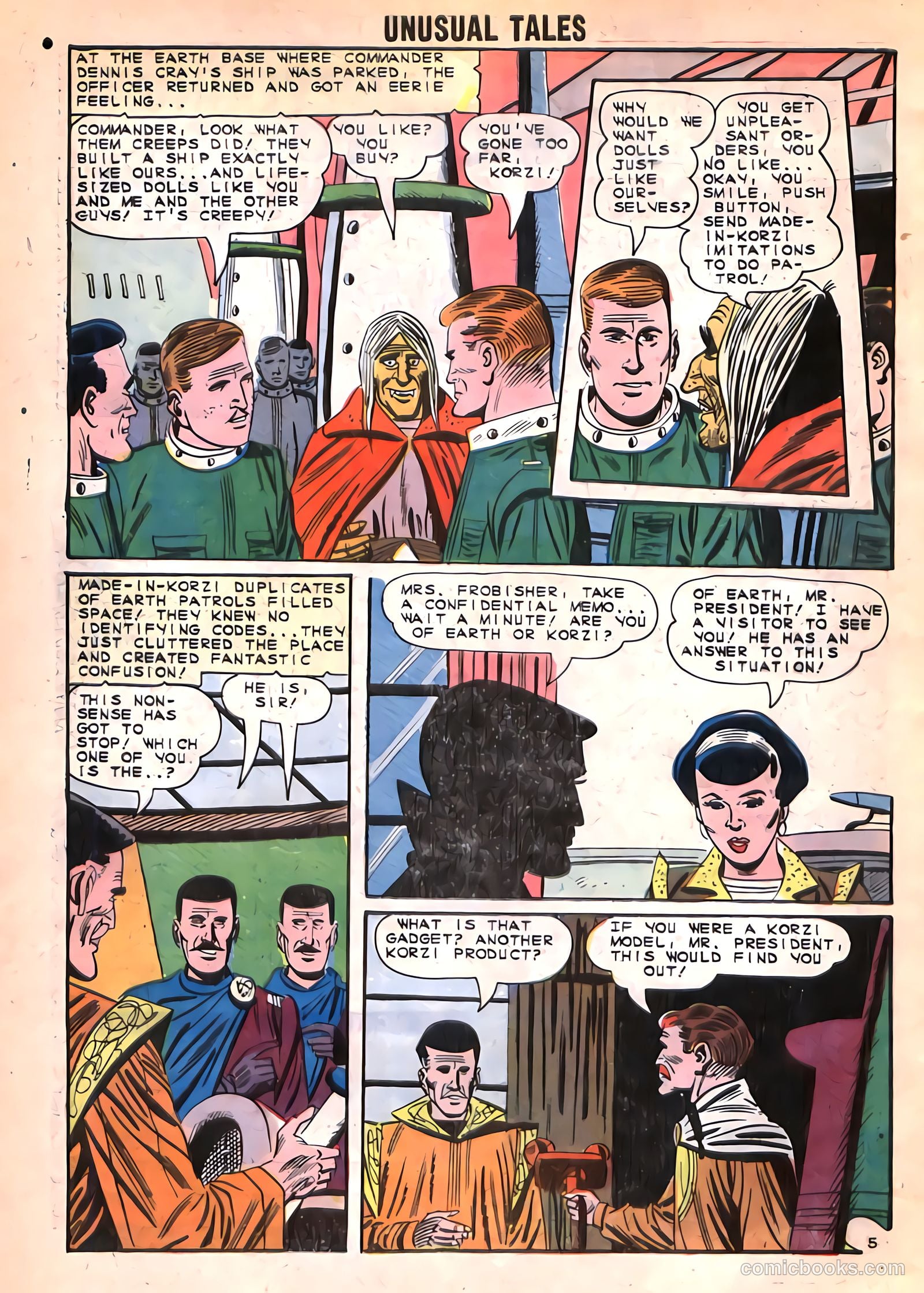 Unusual Tales #49 (1965) — page 32 of 36