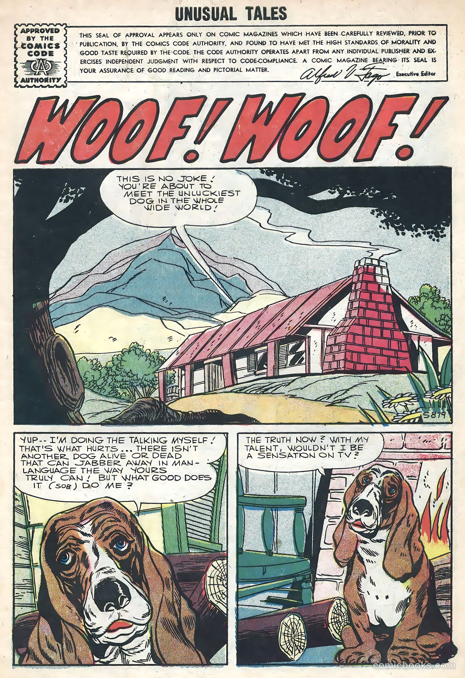Unusual Tales #5 (1956) — page 3 of 36