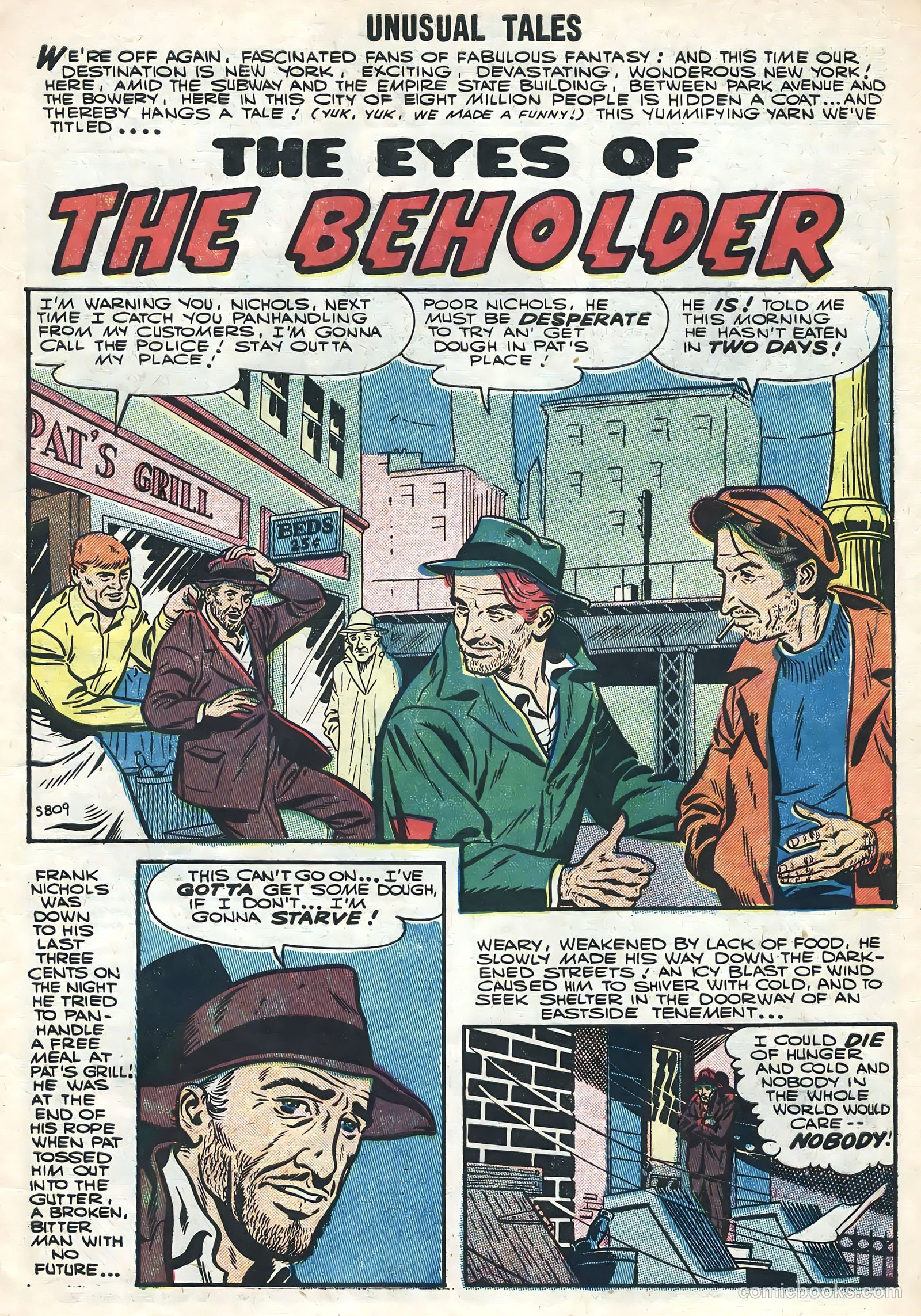 Unusual Tales #5 (1956) — page 7 of 36