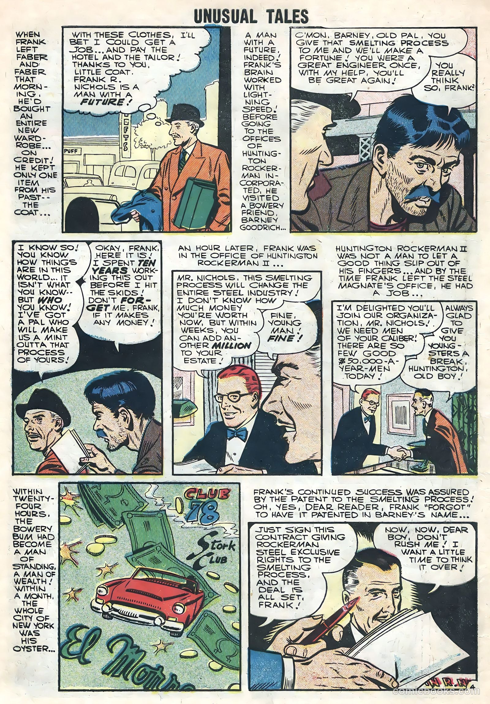 Unusual Tales #5 (1956) — page 10 of 36