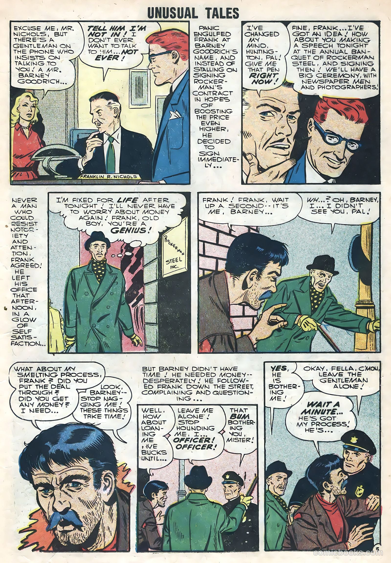 Unusual Tales #5 (1956) — page 11 of 36