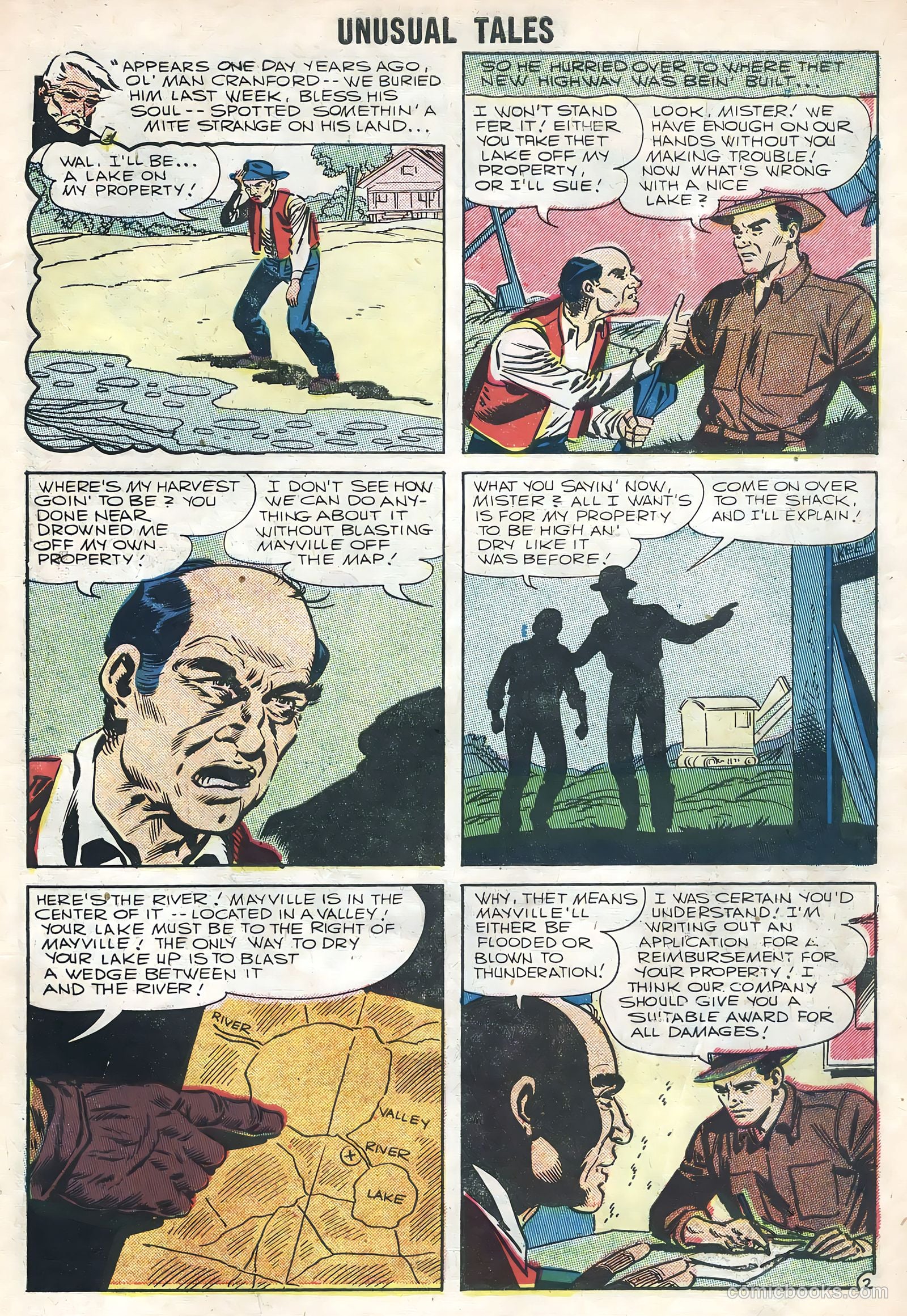 Unusual Tales #5 (1956) — page 27 of 36