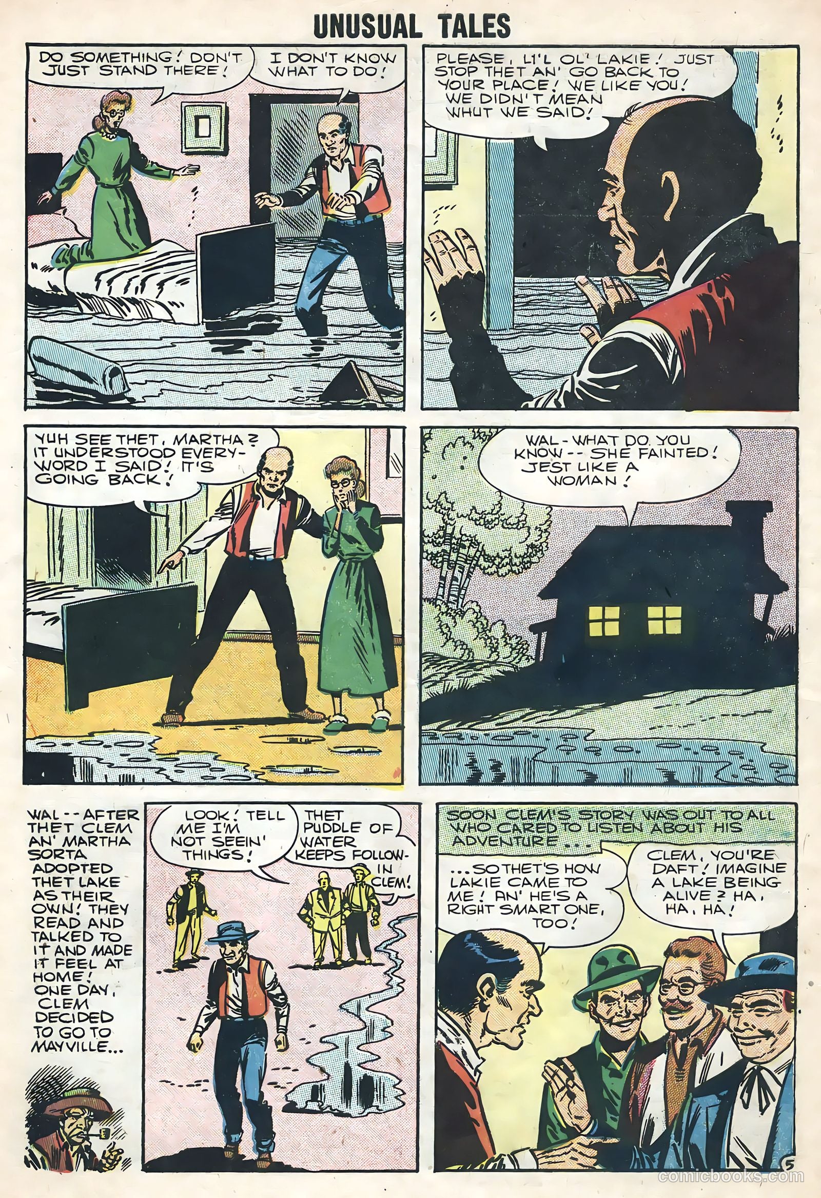 Unusual Tales #5 (1956) — page 30 of 36