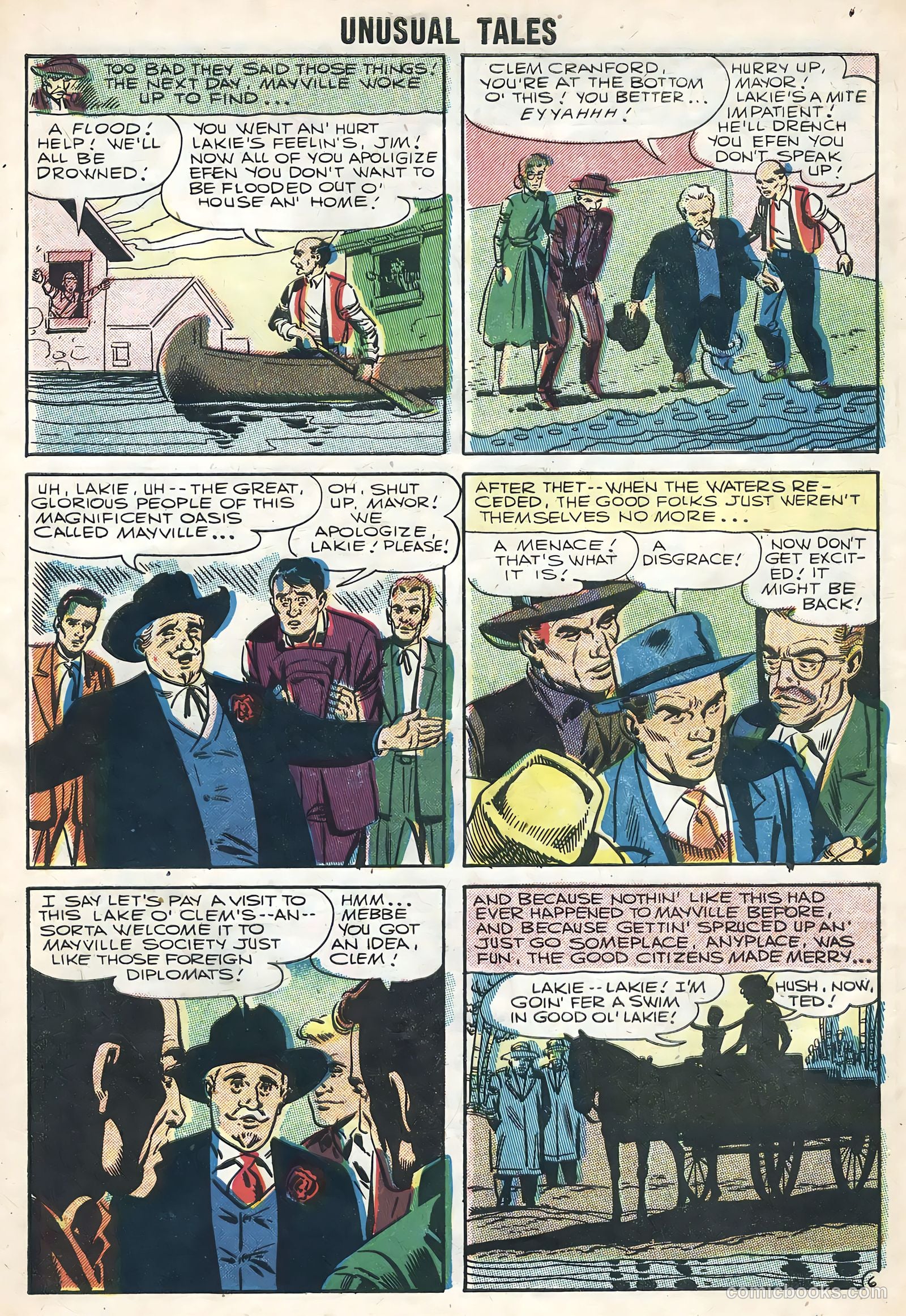 Unusual Tales #5 (1956) — page 32 of 36