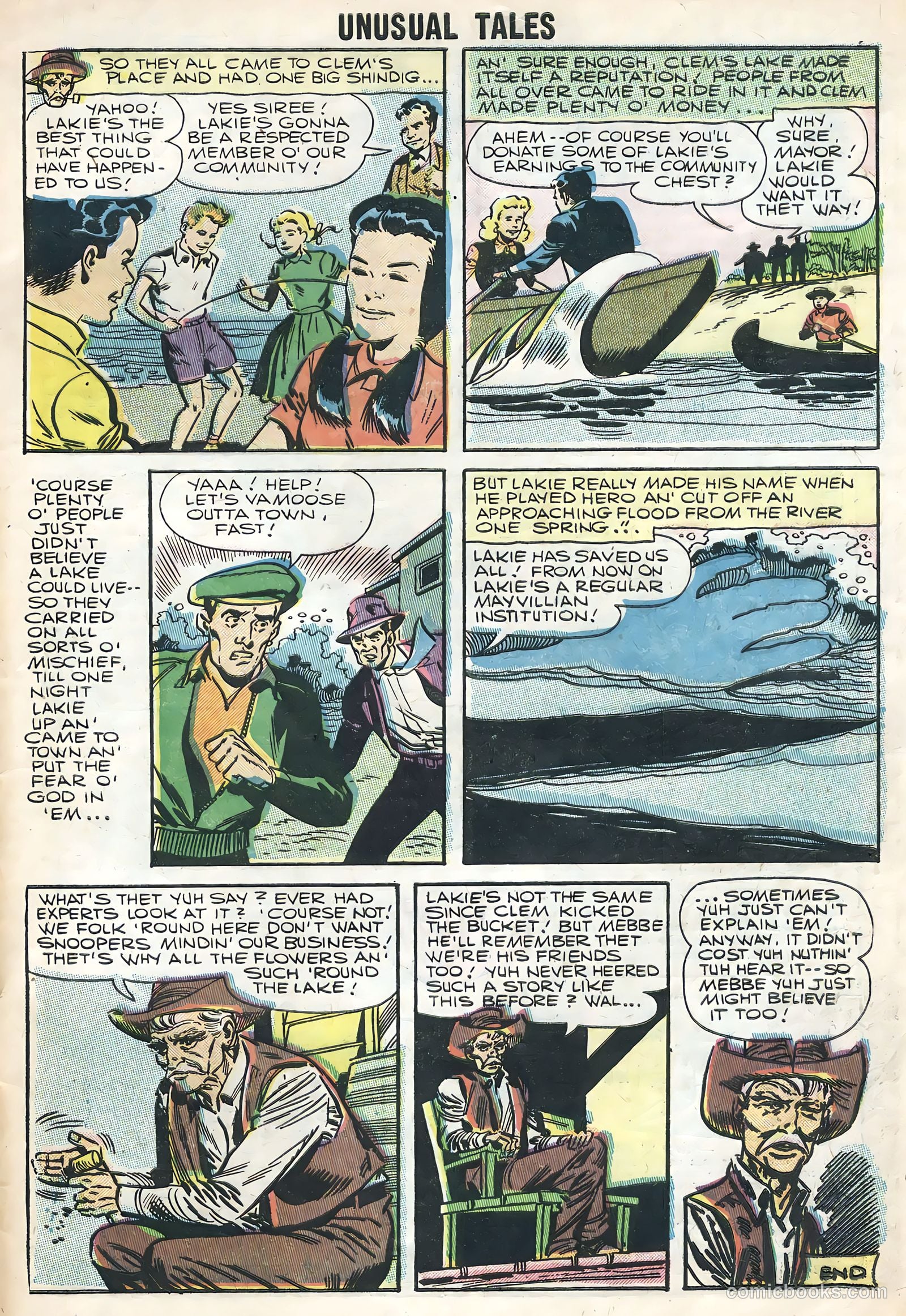 Unusual Tales #5 (1956) — page 33 of 36