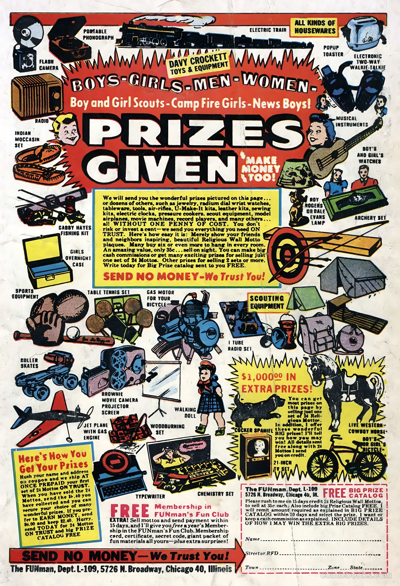 Unusual Tales #5 (1956) — page 36 of 36