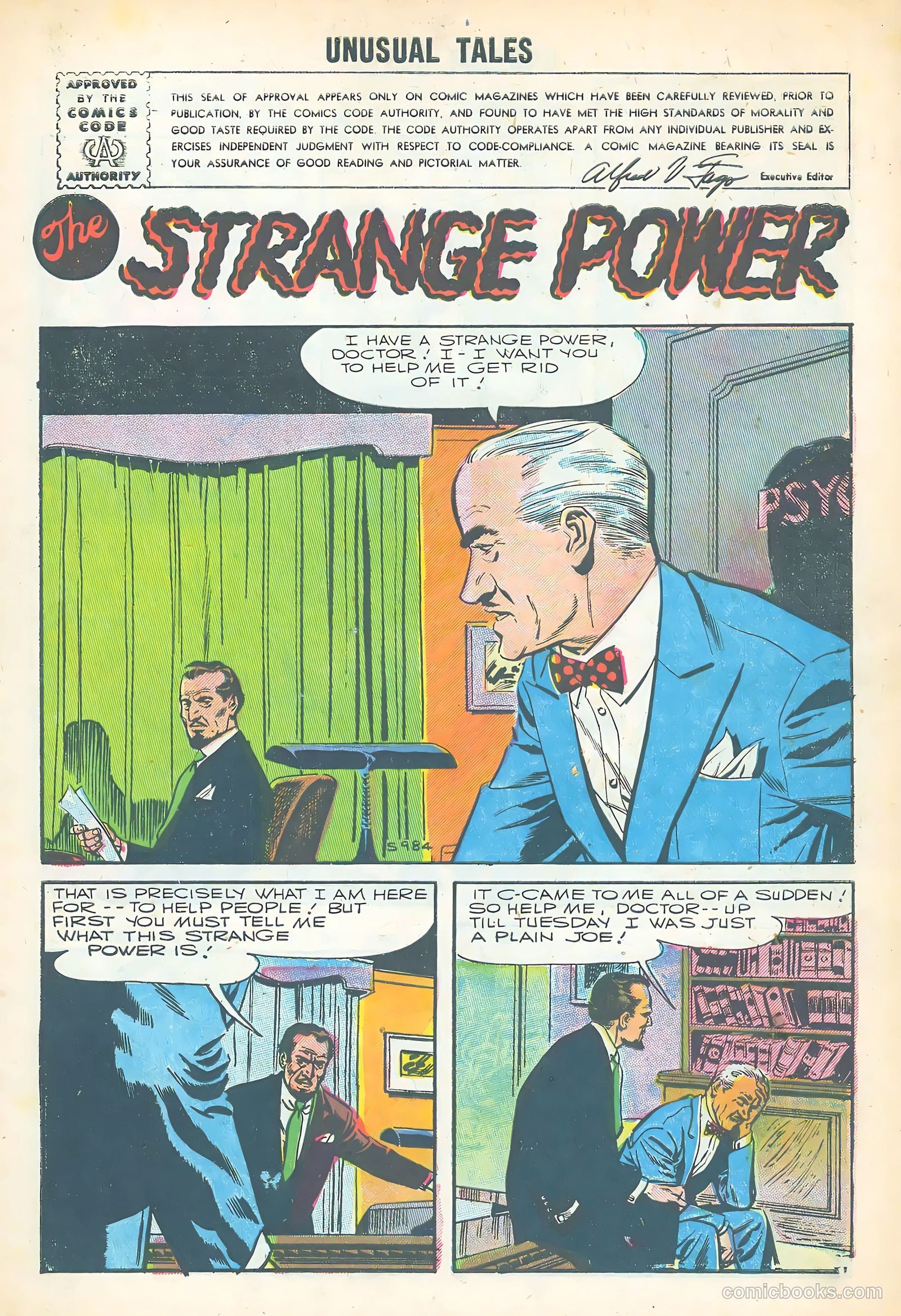Unusual Tales #6 (1957) — page 3 of 36