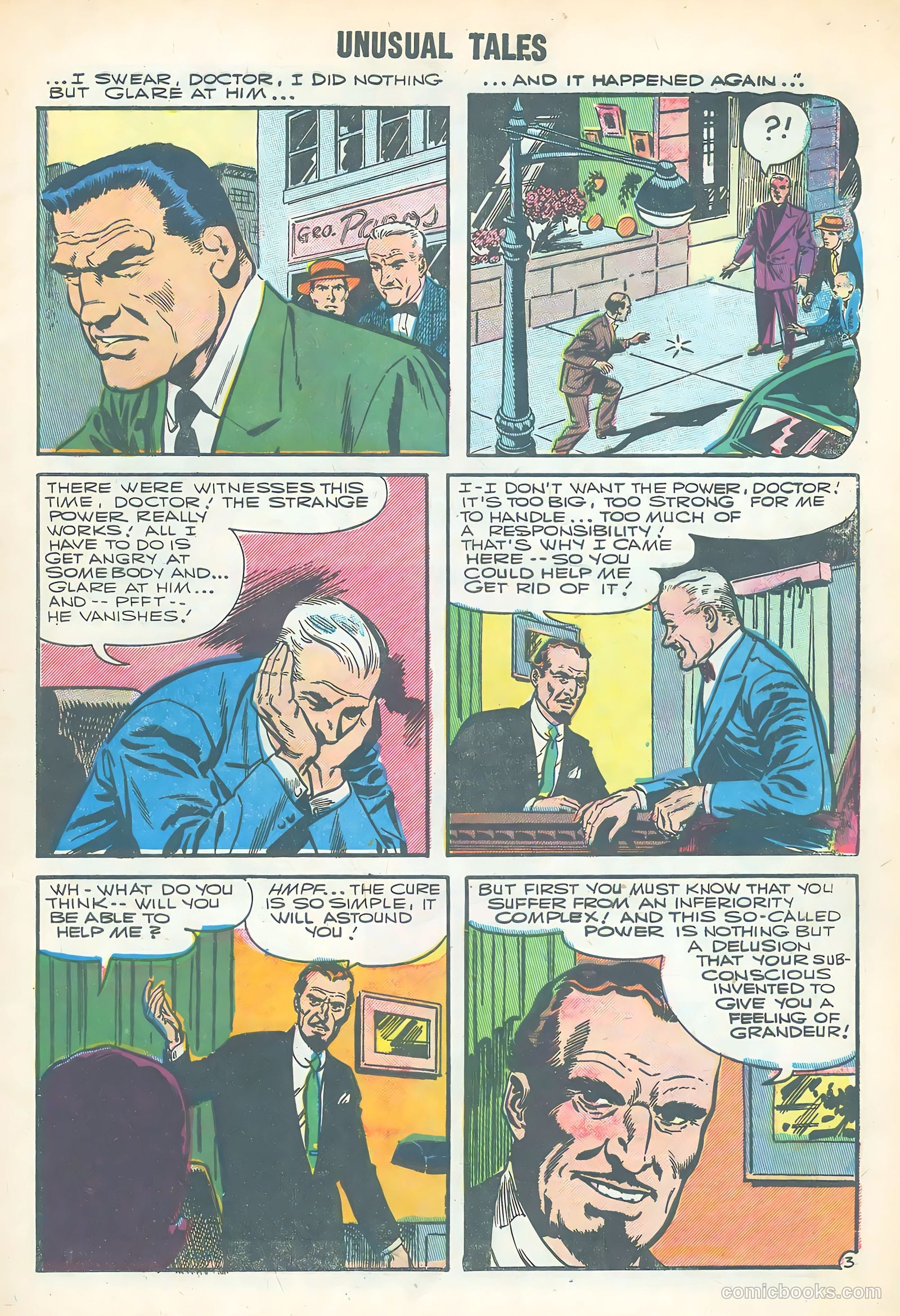 Unusual Tales #6 (1957) — page 5 of 36