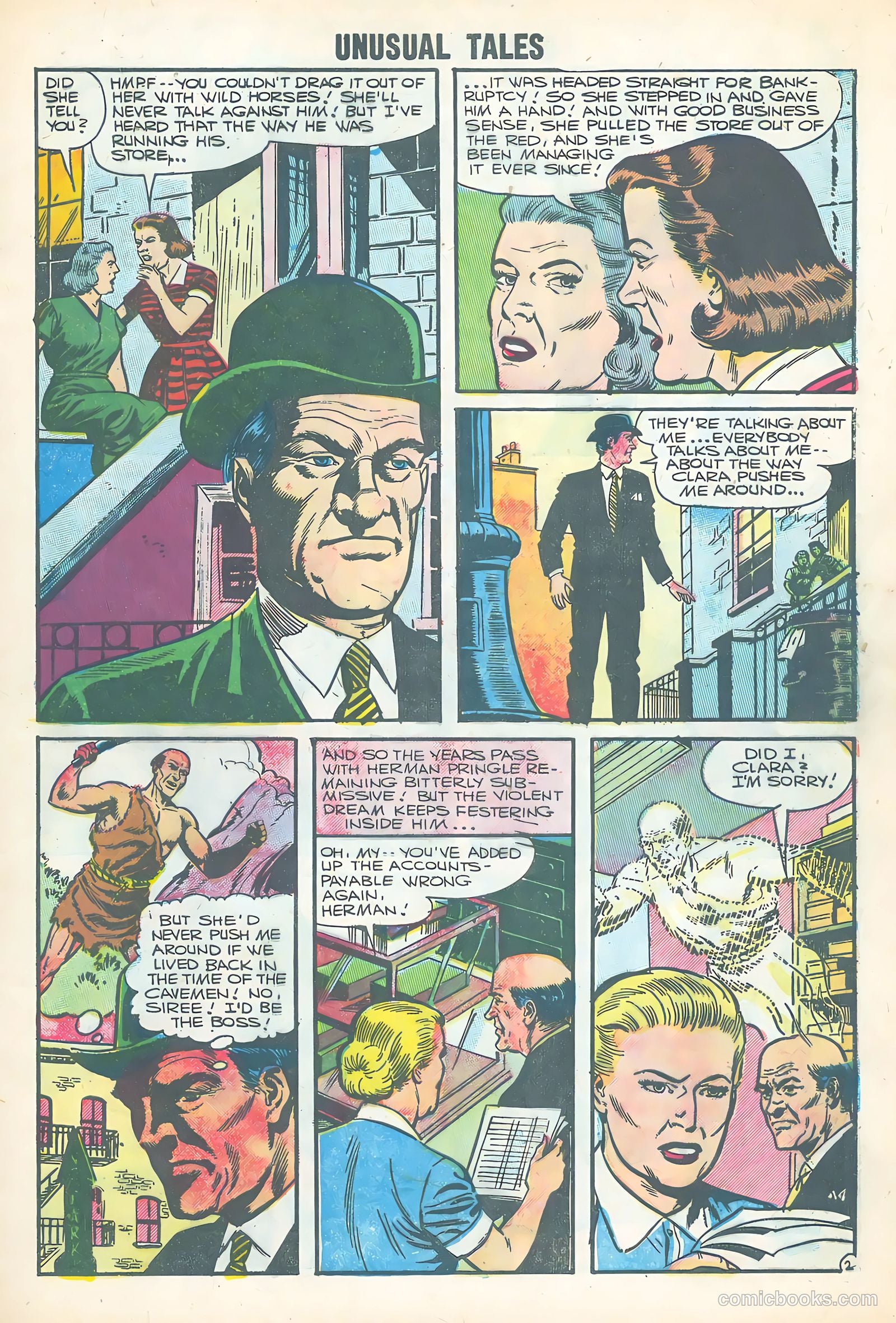 Unusual Tales #6 (1957) — page 9 of 36