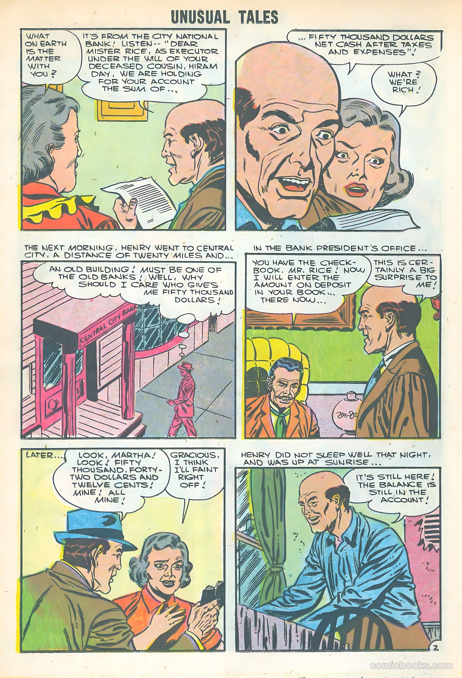 Unusual Tales #6 (1957) — page 14 of 36