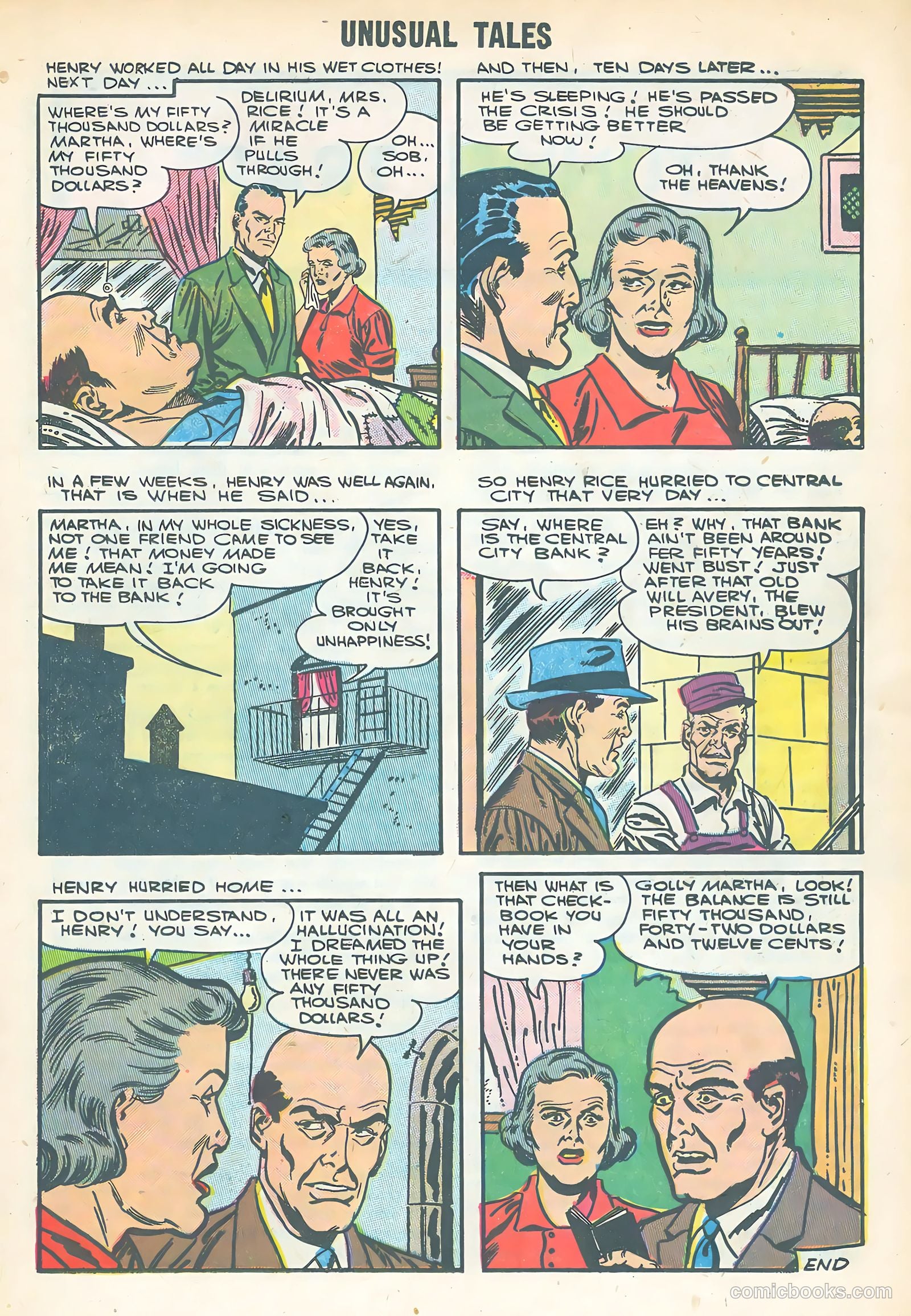 Unusual Tales #6 (1957) — page 17 of 36