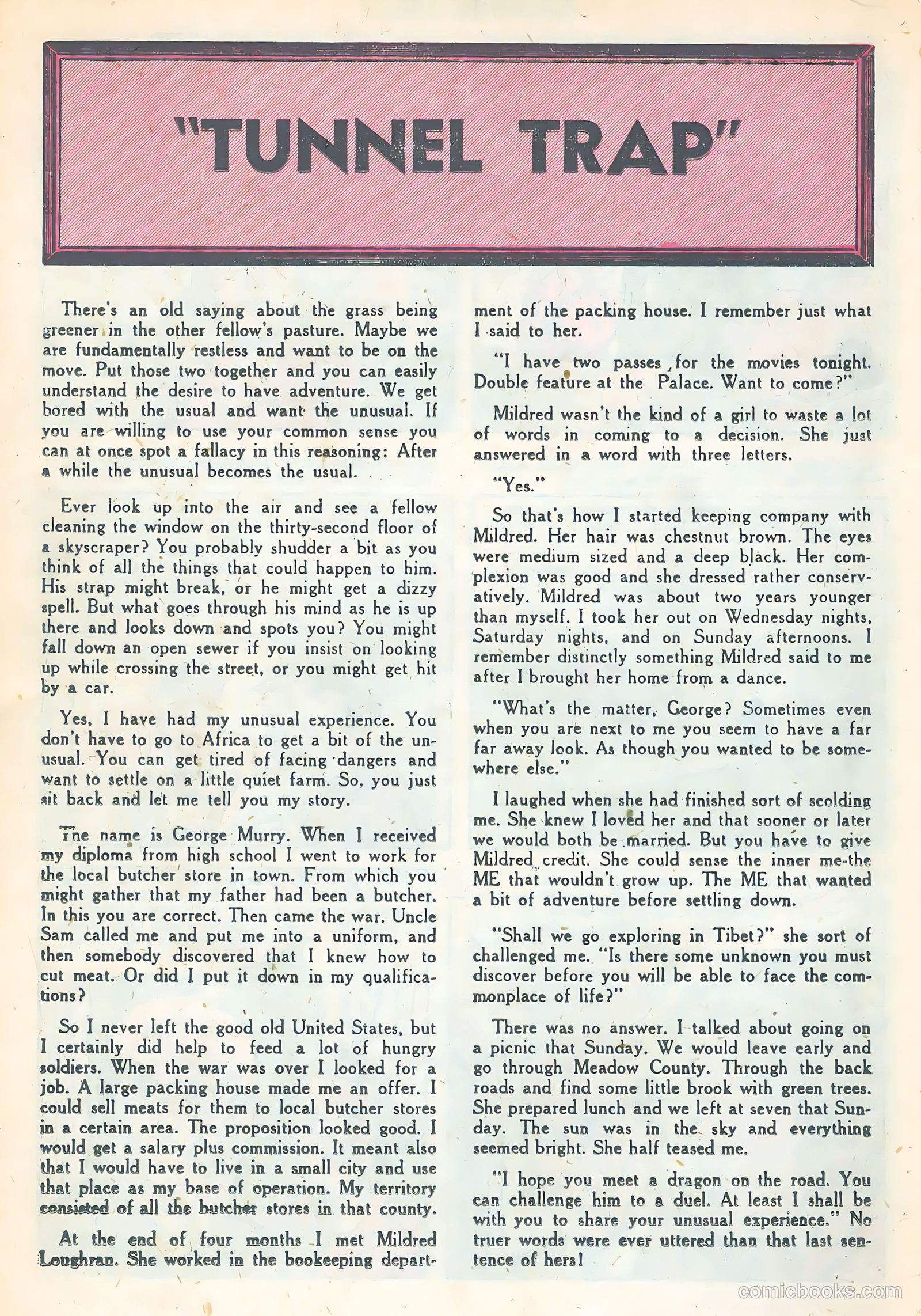 Unusual Tales #6 (1957) — page 18 of 36
