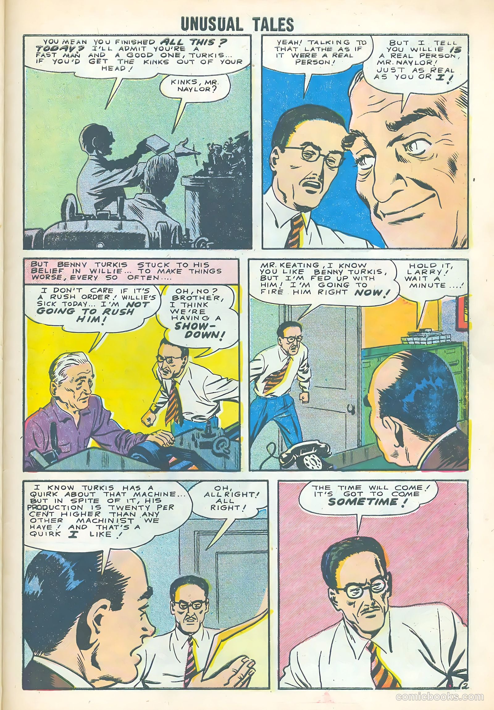 Unusual Tales #6 (1957) — page 27 of 36