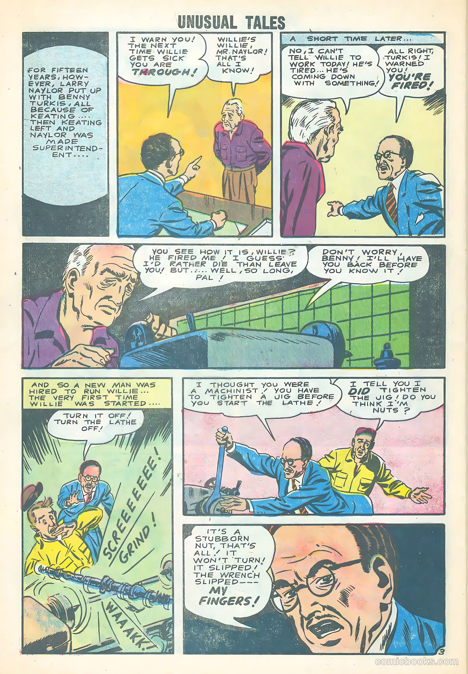 Unusual Tales #6 (1957) — page 28 of 36