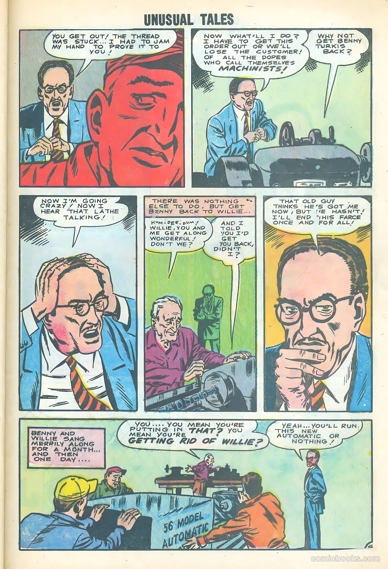 Unusual Tales #6 (1957) — page 29 of 36