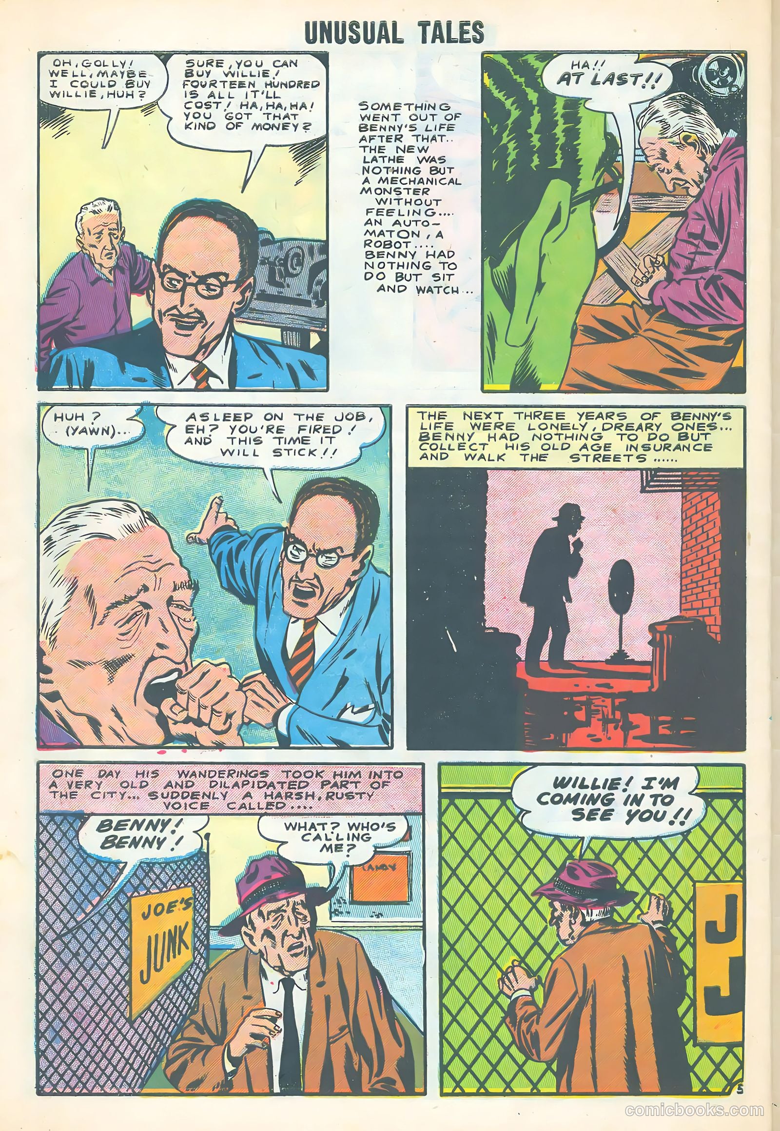 Unusual Tales #6 (1957) — page 30 of 36