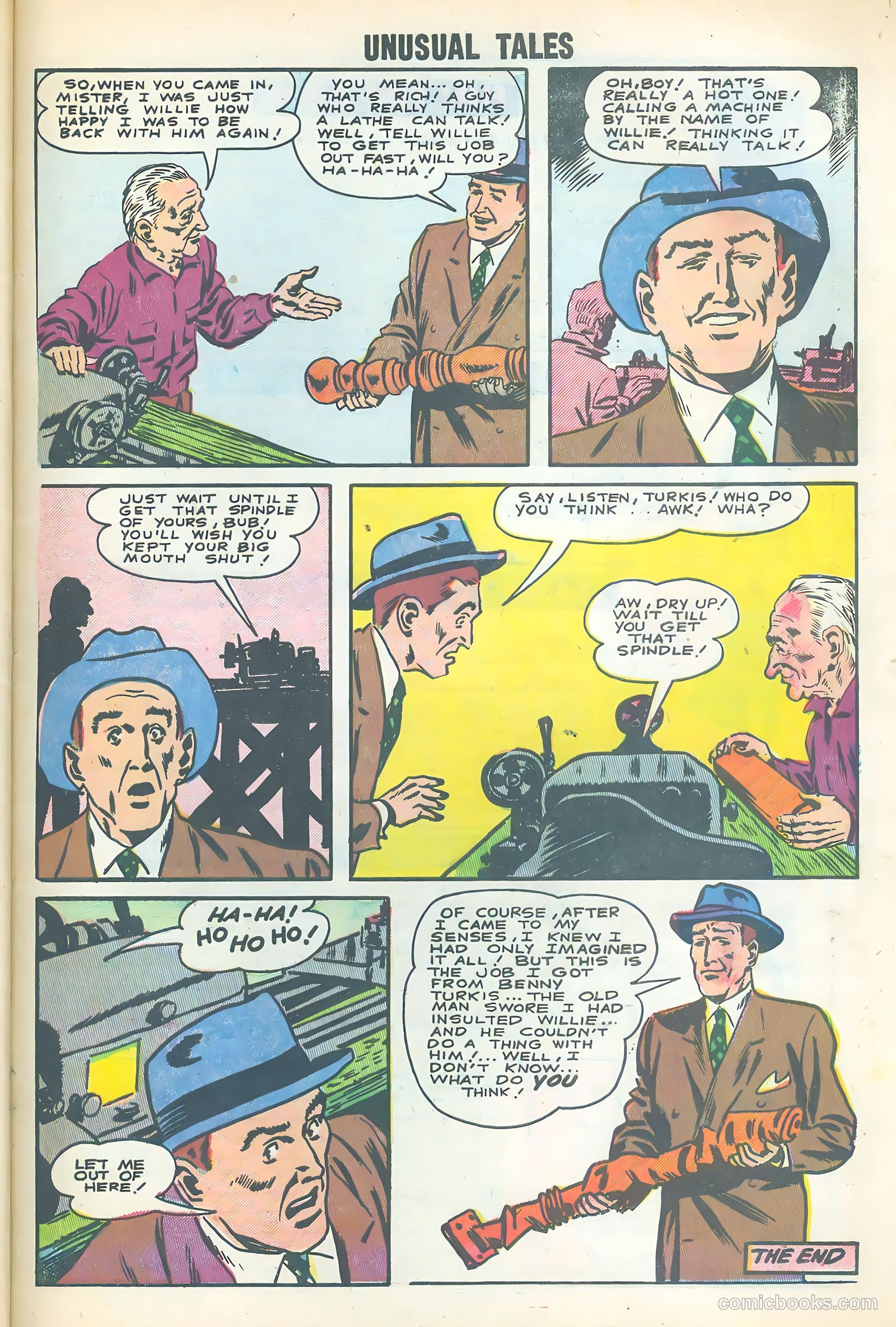 Unusual Tales #6 (1957) — page 33 of 36