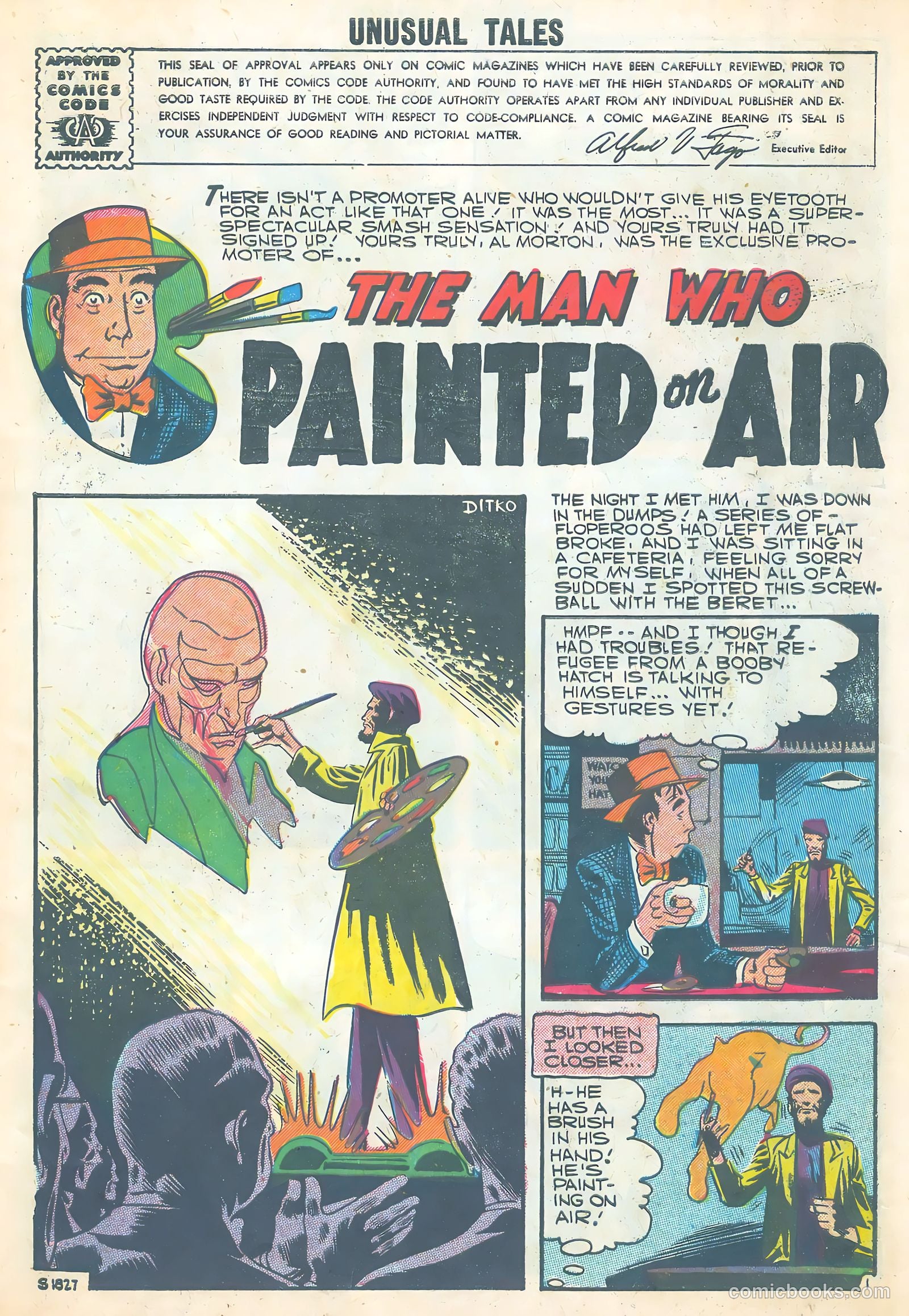 Unusual Tales #7 (1957) — page 3 of 36