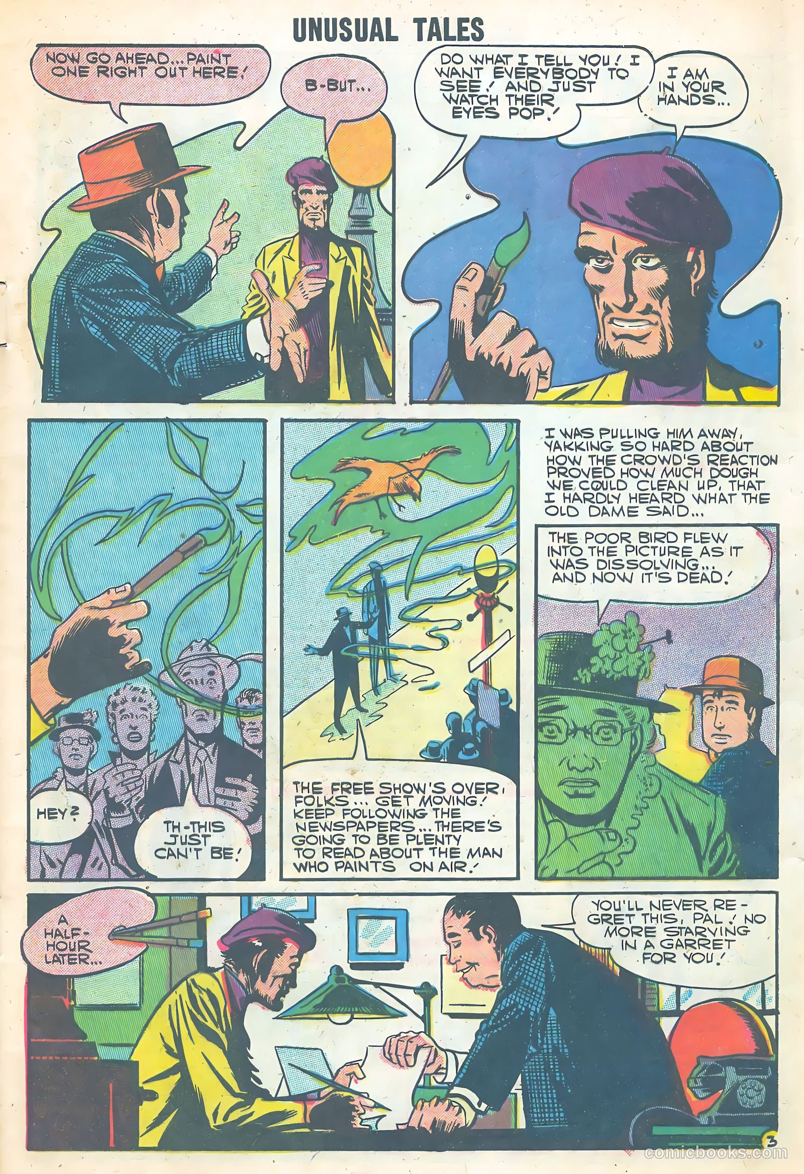 Unusual Tales #7 (1957) — page 5 of 36