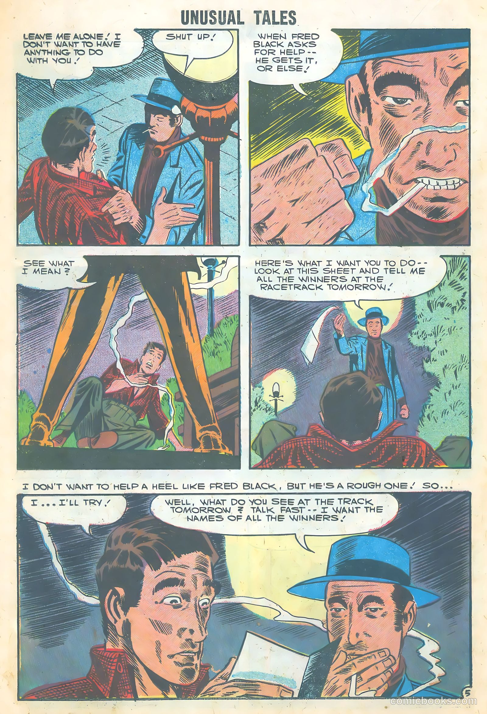Unusual Tales #7 (1957) — page 18 of 36