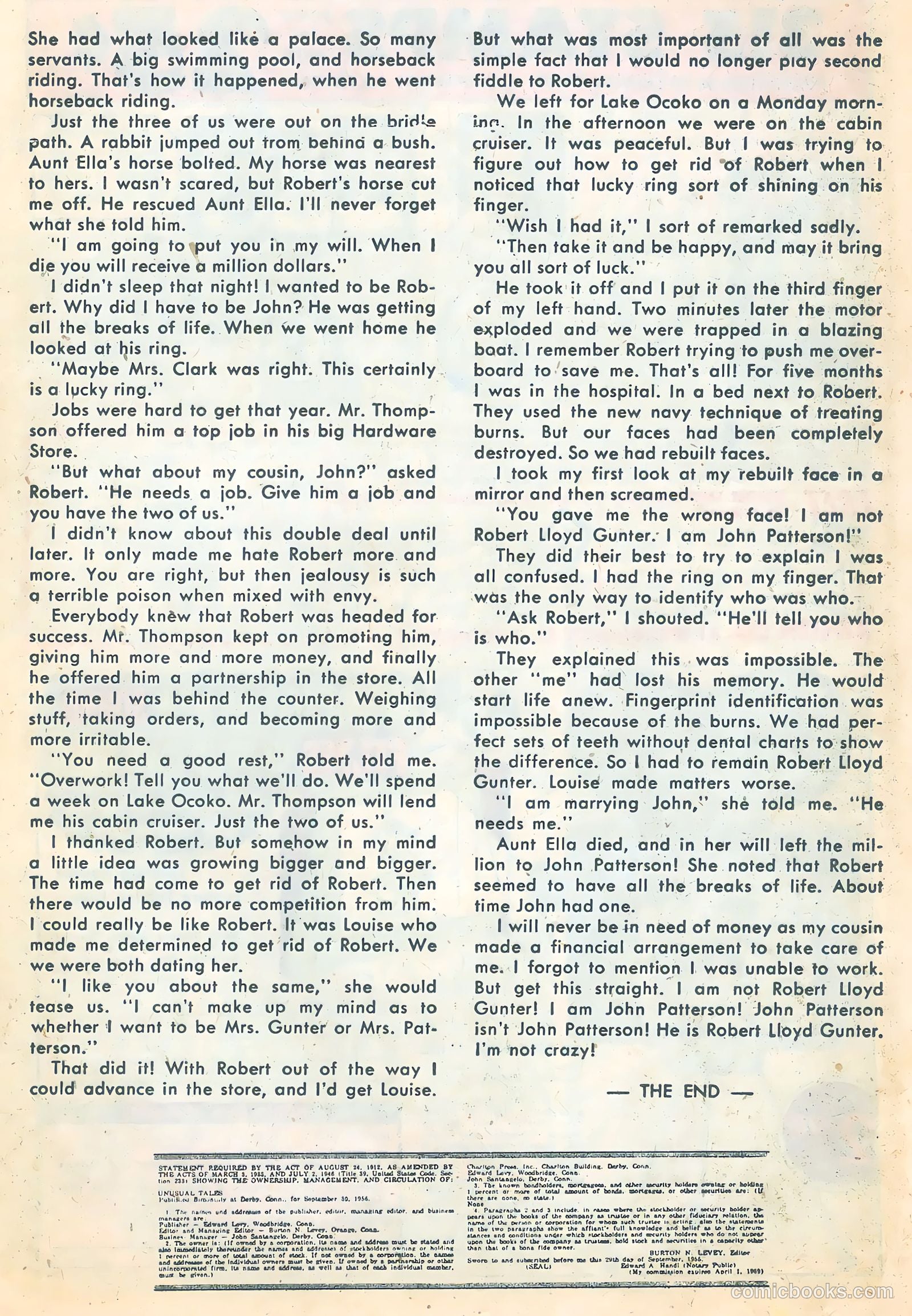 Unusual Tales #7 (1957) — page 21 of 36