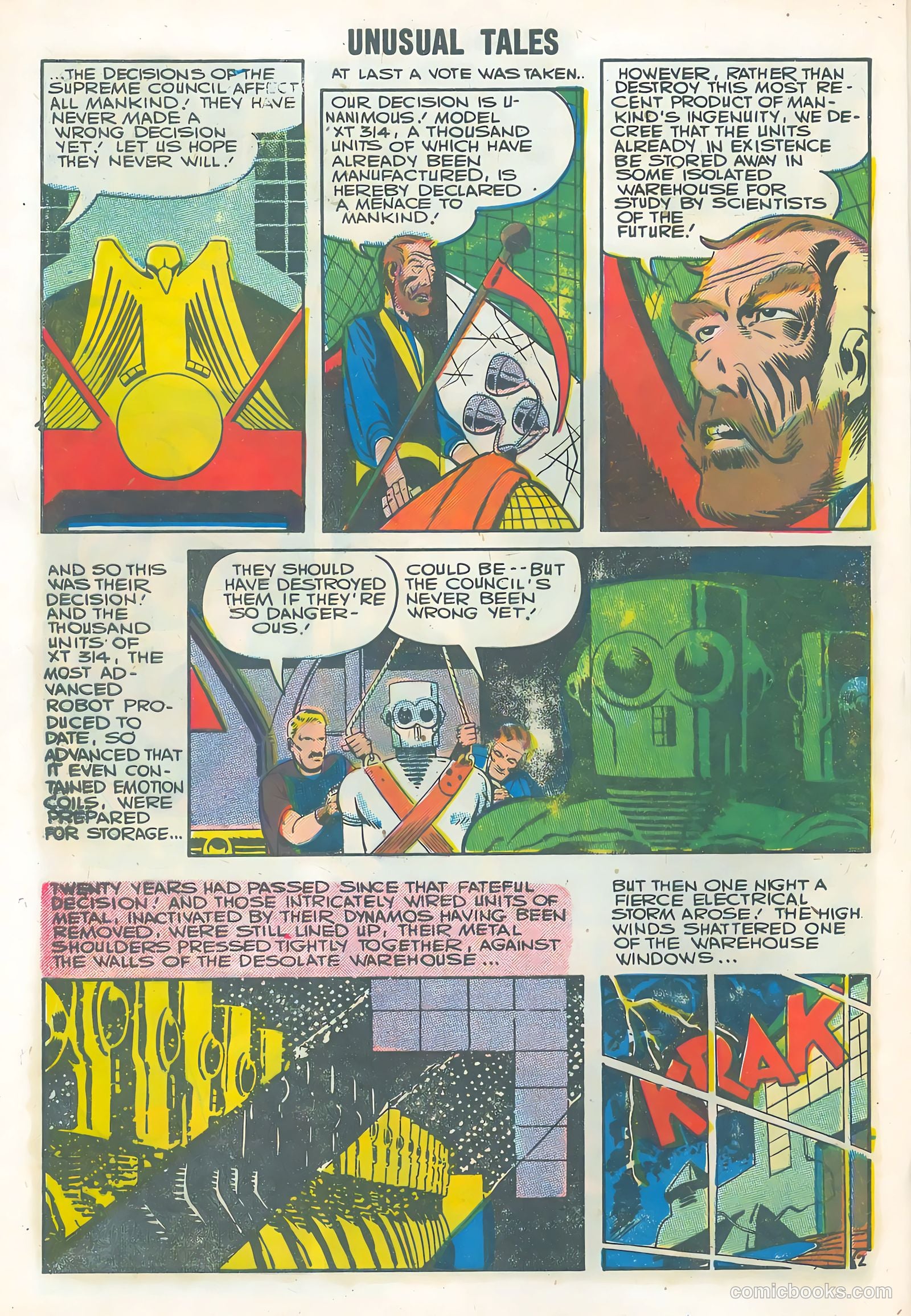 Unusual Tales #8 (1957) — page 8 of 36