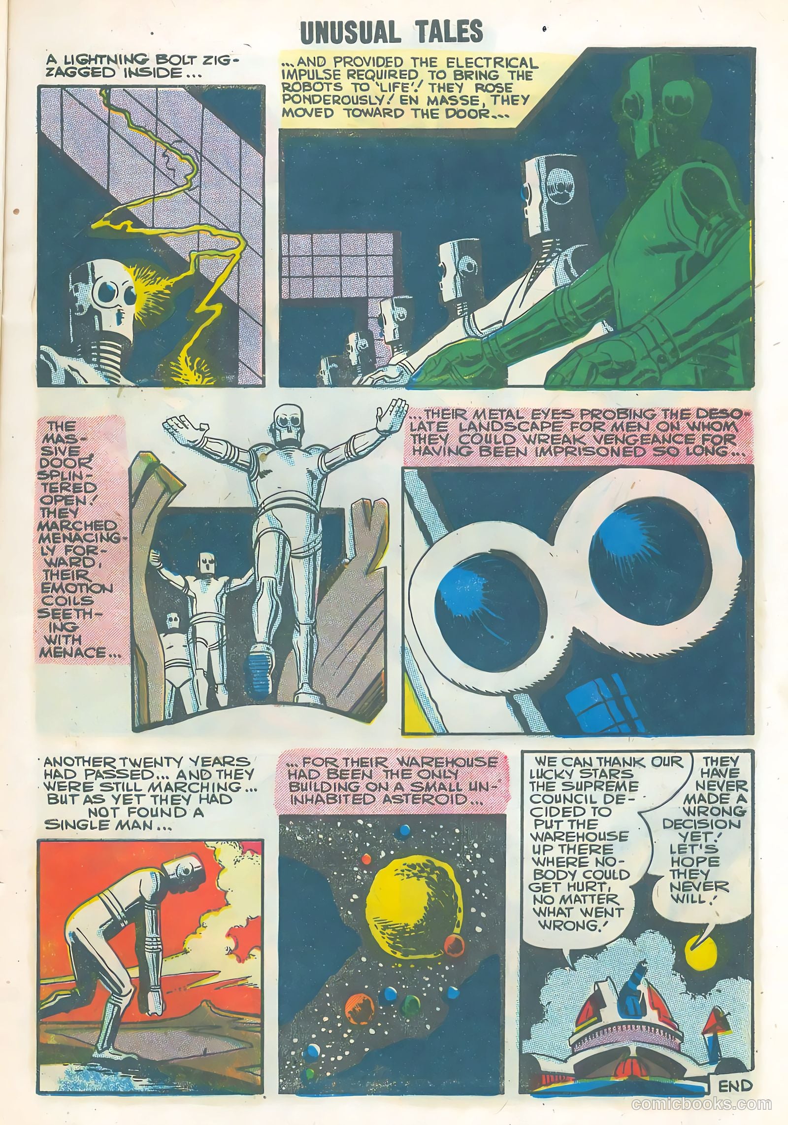 Unusual Tales #8 (1957) — page 9 of 36