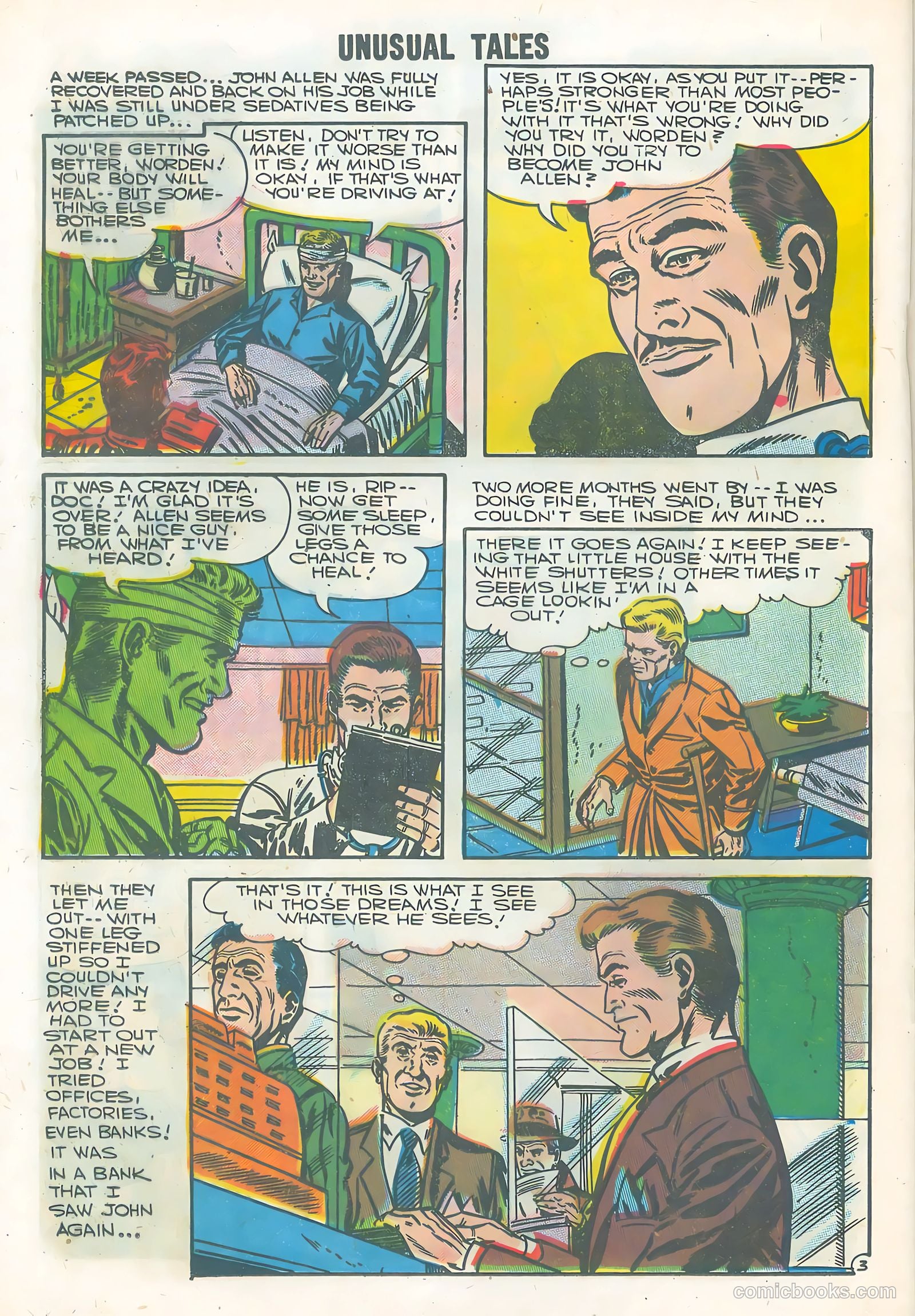 Unusual Tales #8 (1957) — page 20 of 36