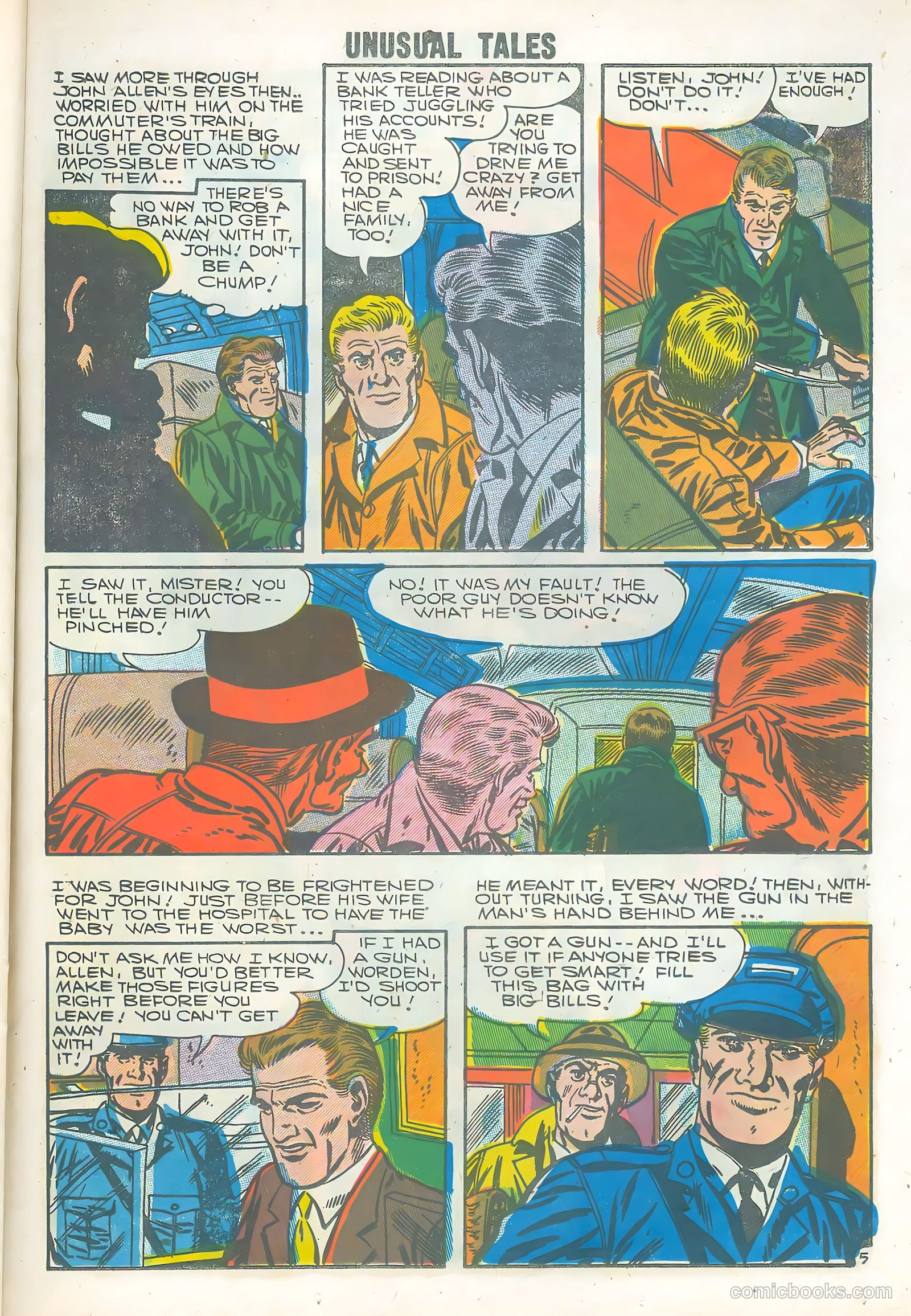 Unusual Tales #8 (1957) — page 23 of 36