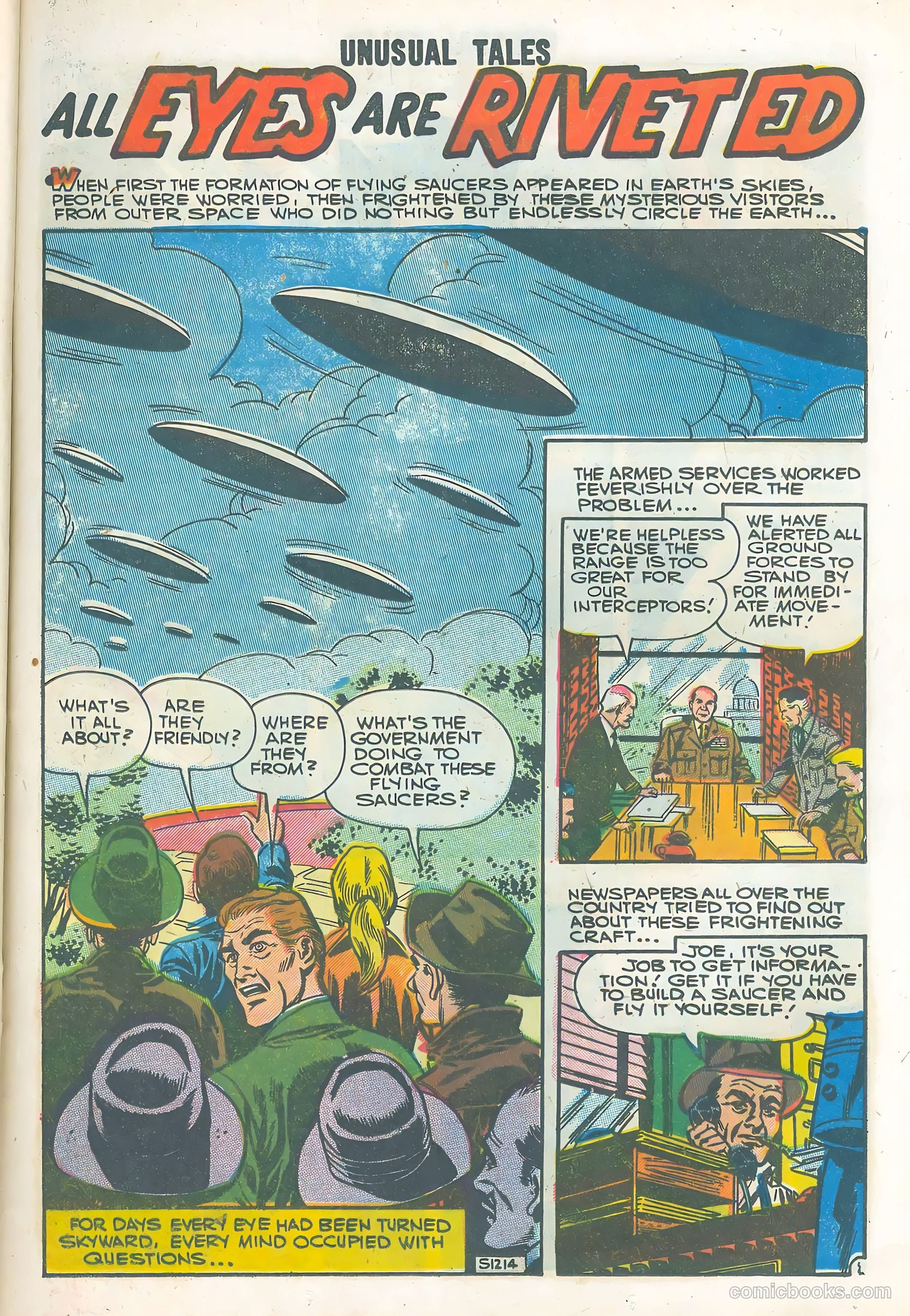 Unusual Tales #8 (1957) — page 25 of 36
