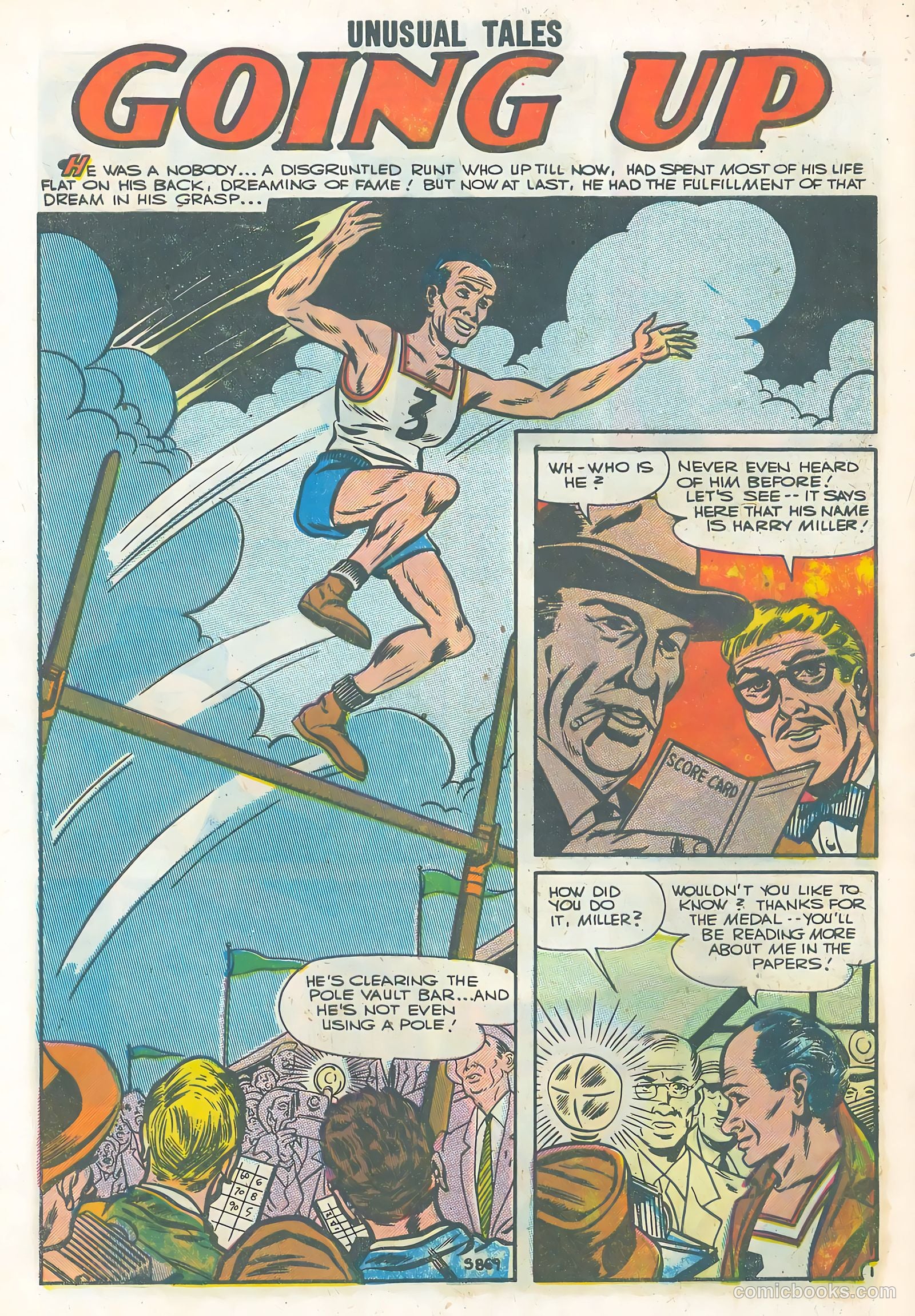 Unusual Tales #8 (1957) — page 28 of 36
