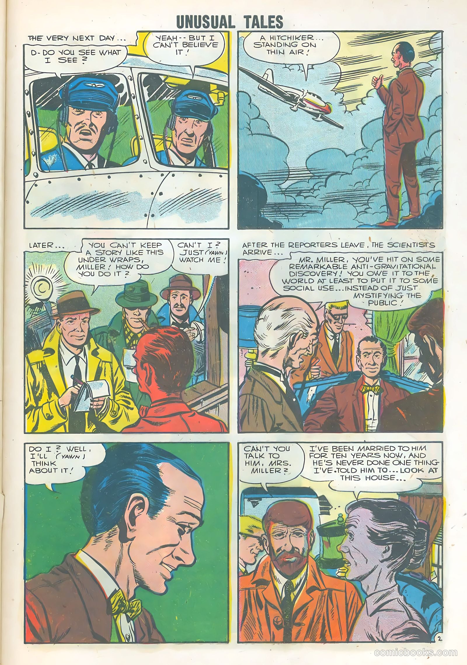 Unusual Tales #8 (1957) — page 29 of 36