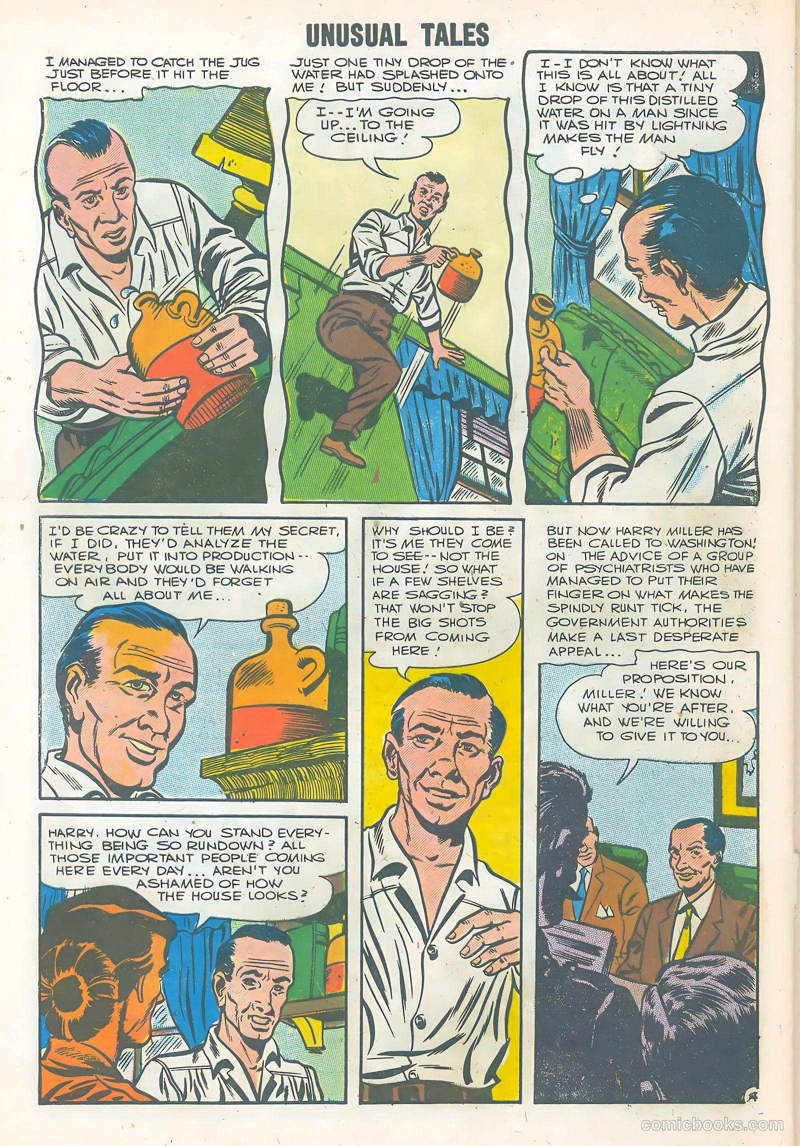 Unusual Tales #8 (1957) — page 32 of 36