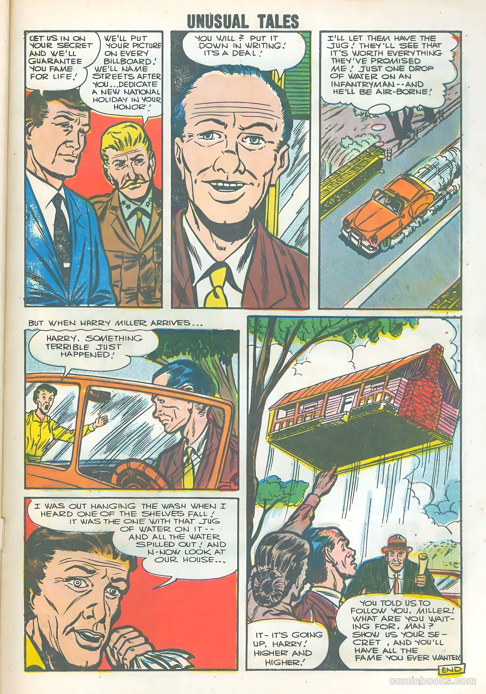 Unusual Tales #8 (1957) — page 33 of 36