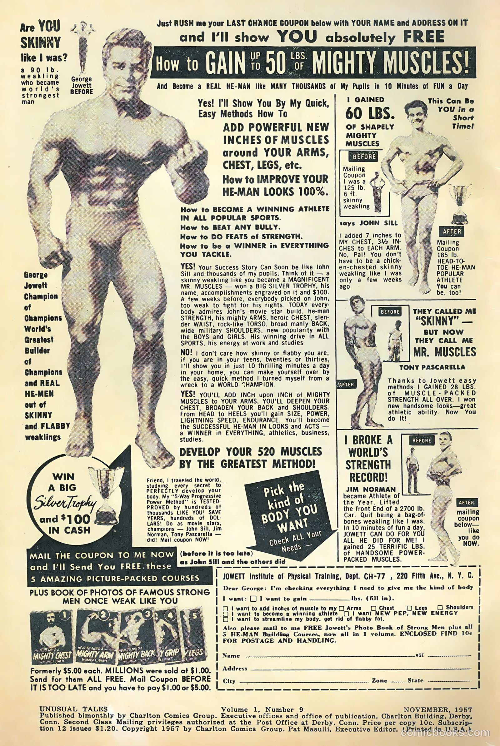 Unusual Tales #9 (1957) — page 2 of 36