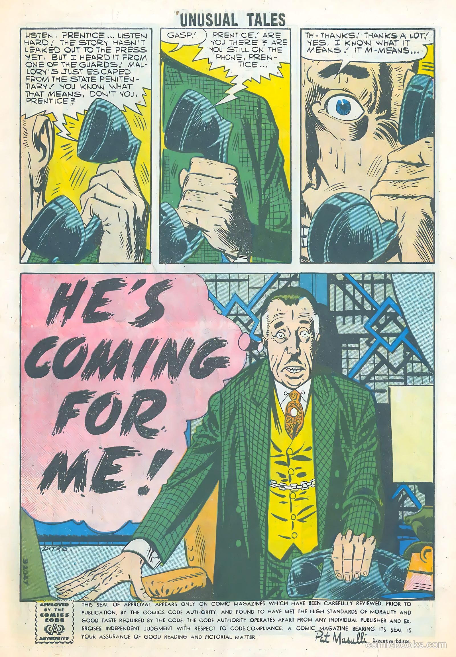 Unusual Tales #9 (1957) — page 3 of 36