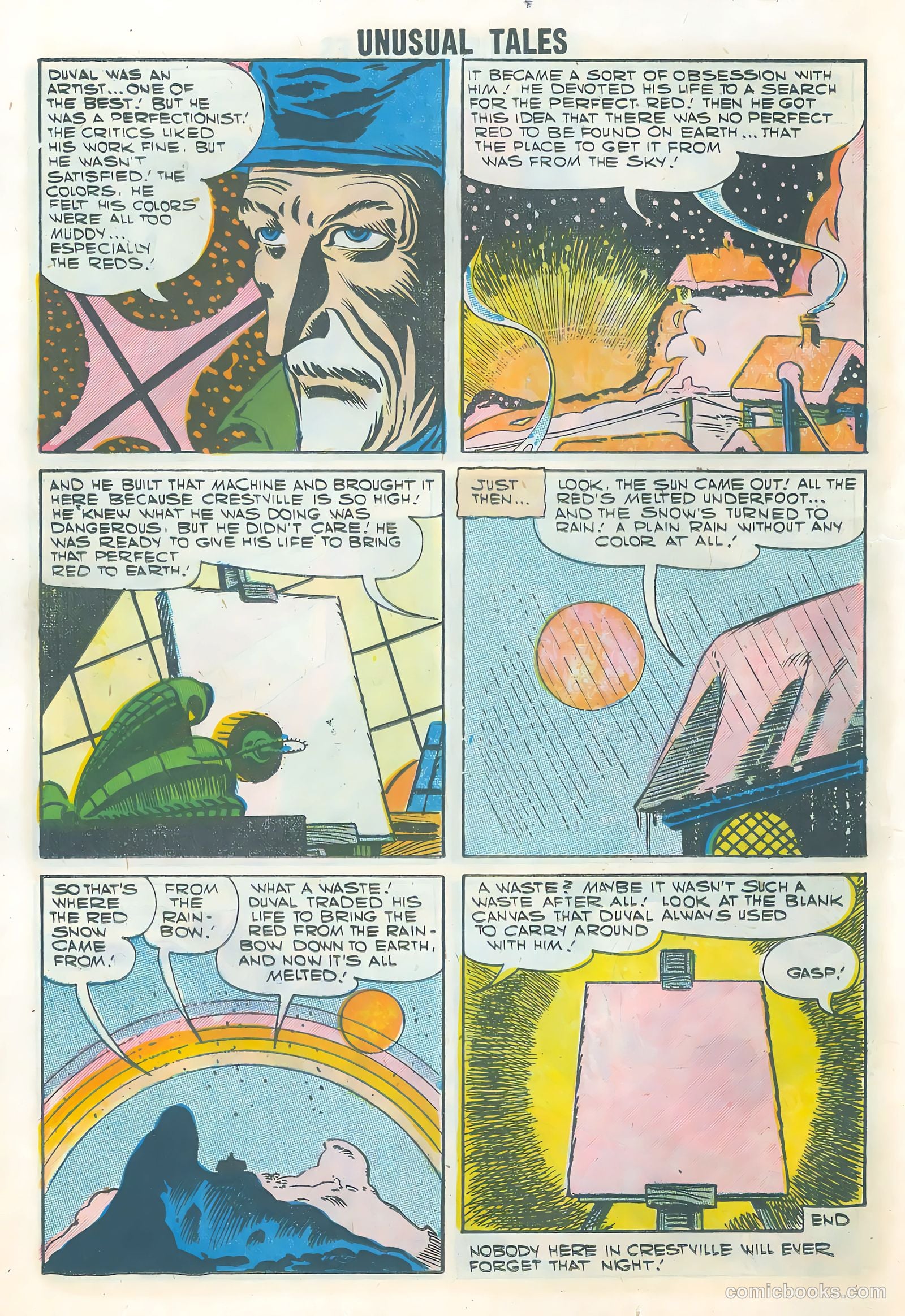 Unusual Tales #9 (1957) — page 14 of 36