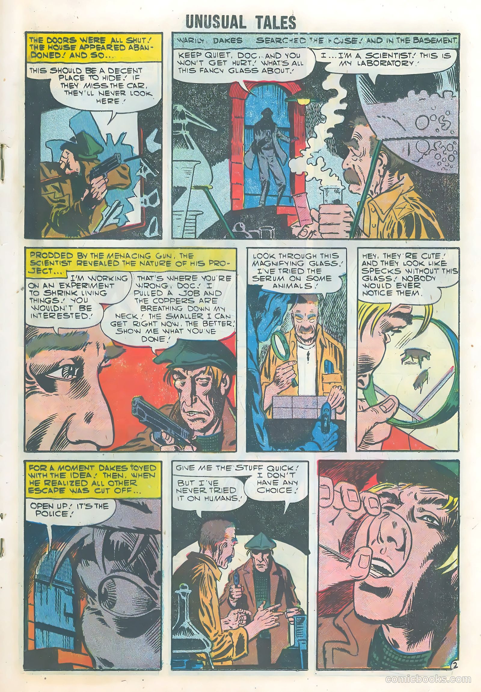 Unusual Tales #9 (1957) — page 19 of 36