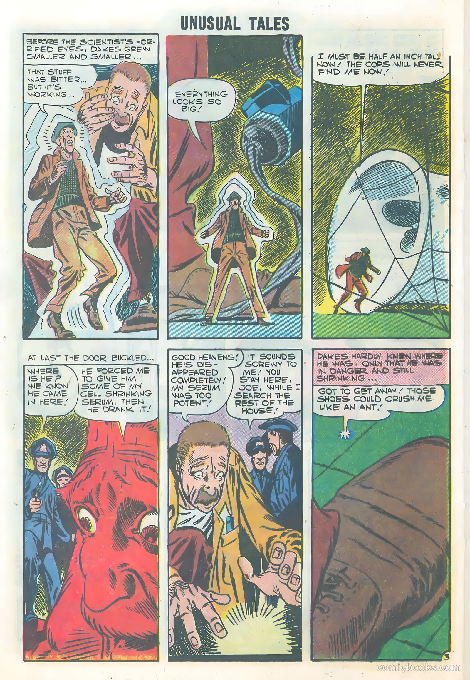 Unusual Tales #9 (1957) — page 20 of 36