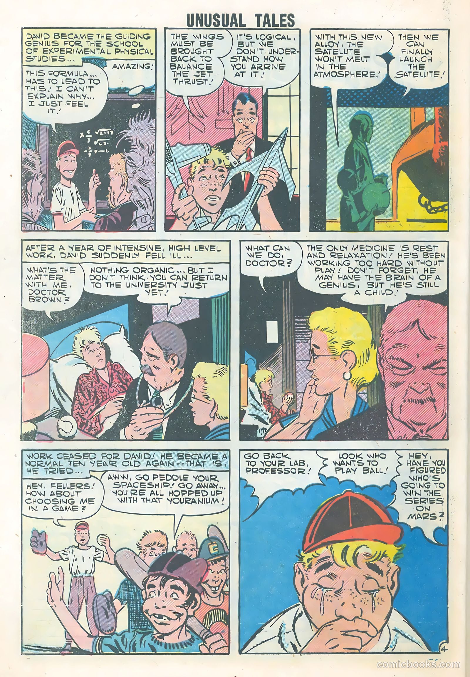 Unusual Tales #9 (1957) — page 32 of 36