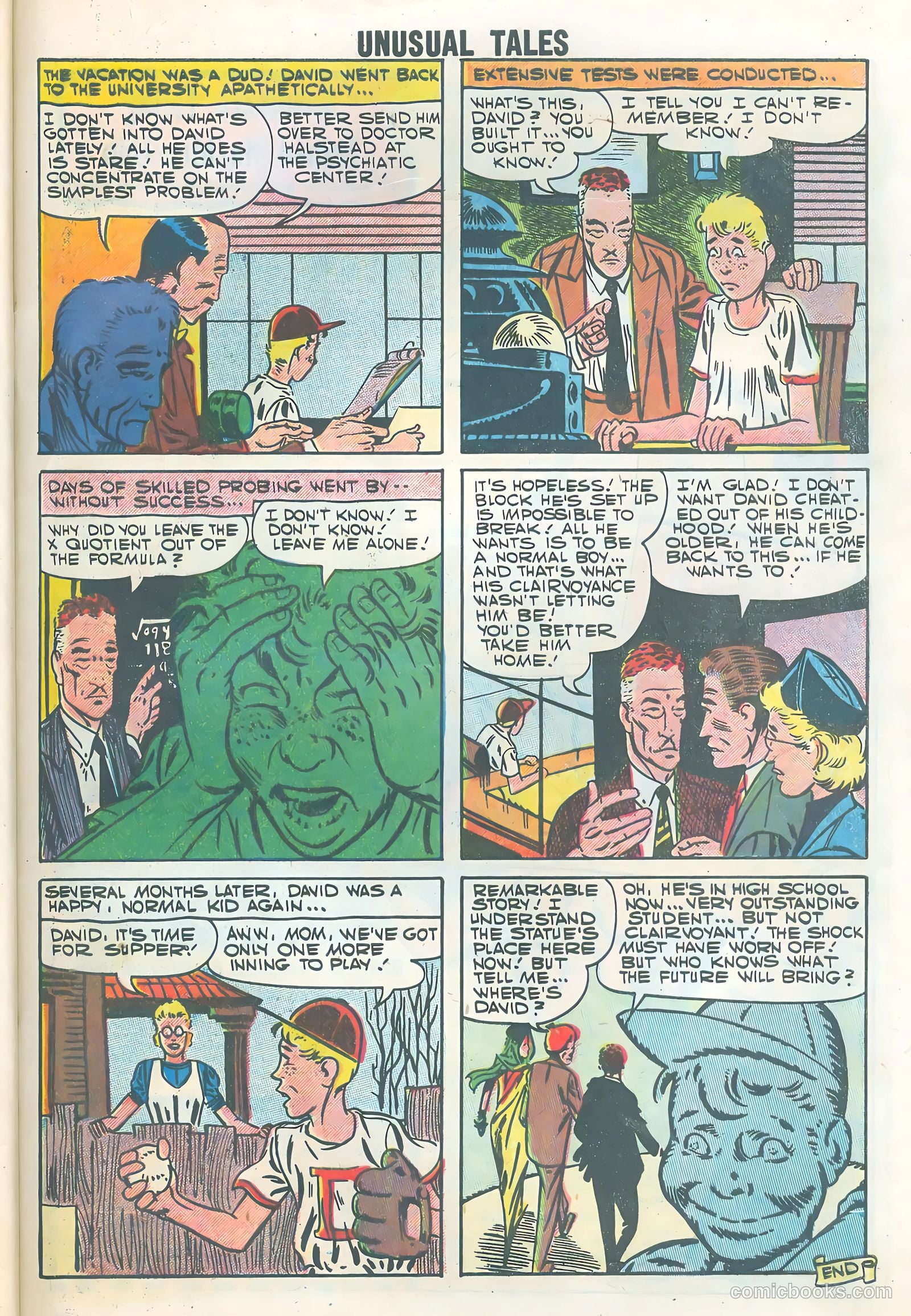 Unusual Tales #9 (1957) — page 33 of 36