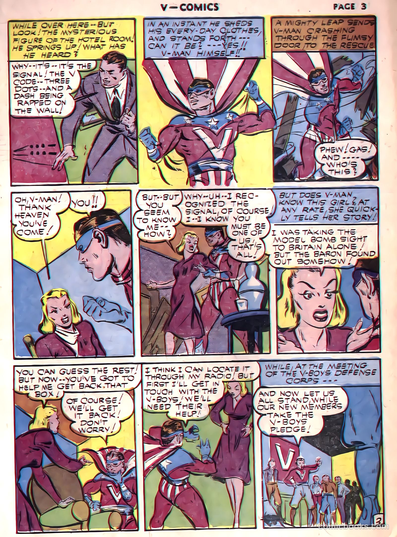 V...- Comics #1 (1941) — page 5 of 65