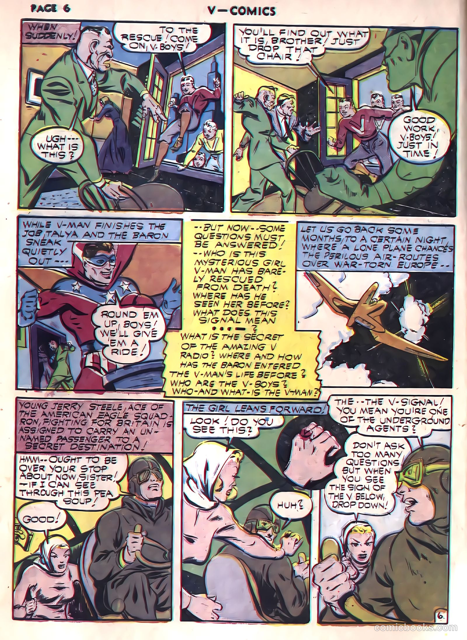 V...- Comics #1 (1941) — page 8 of 65