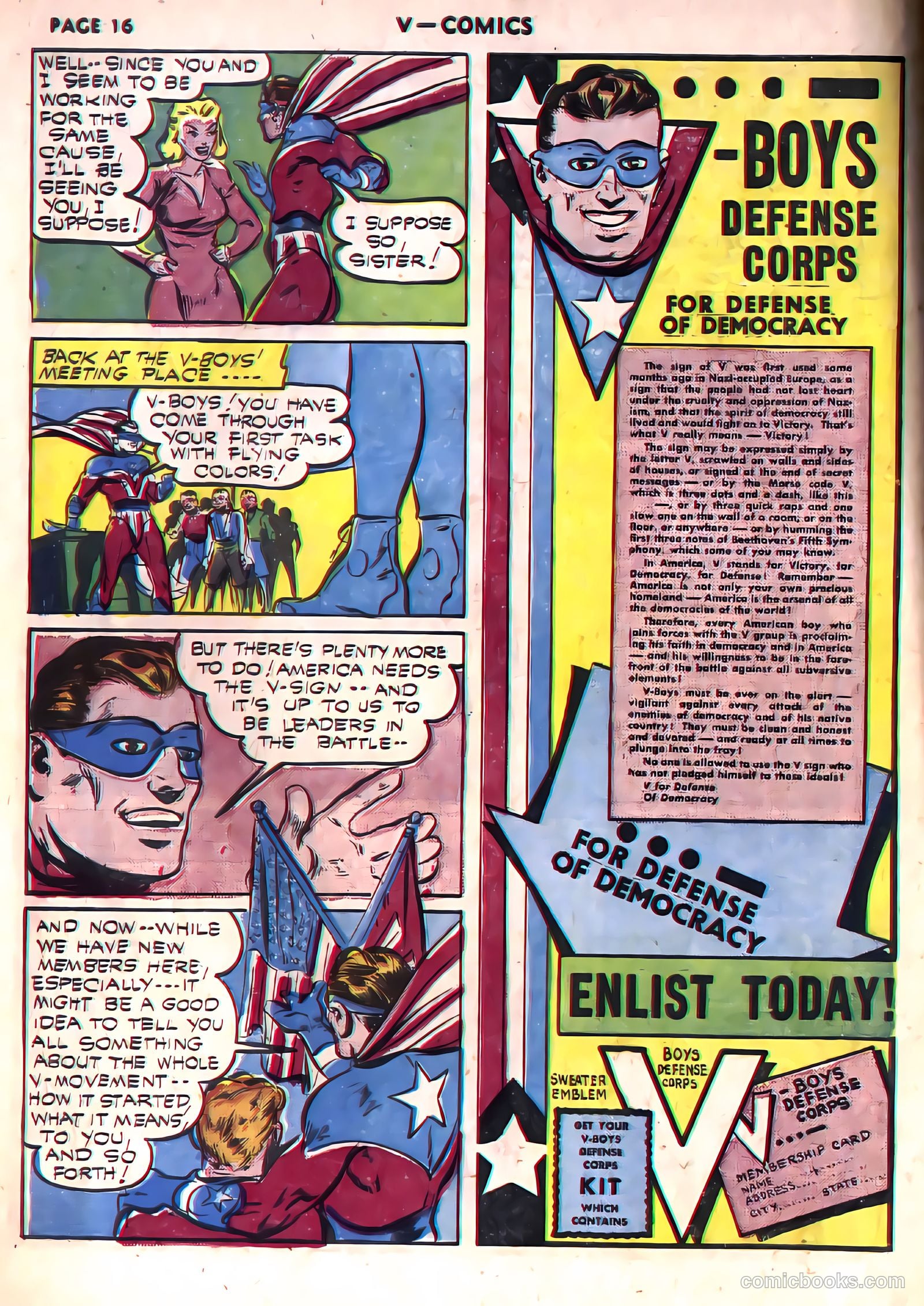 V...- Comics #1 (1941) — page 18 of 65