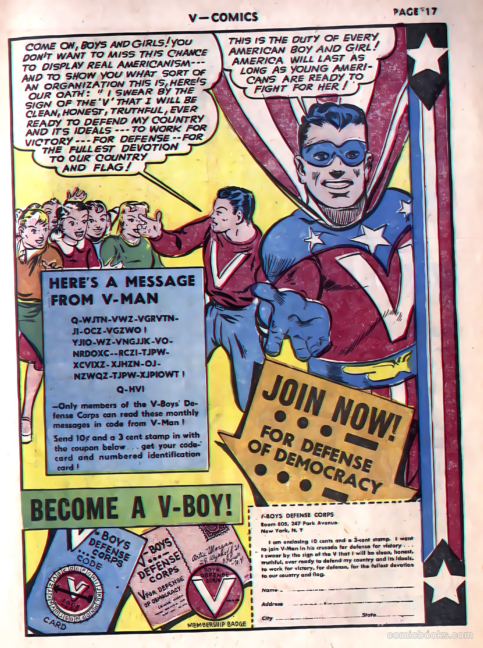 V...- Comics #1 (1941) — page 19 of 65