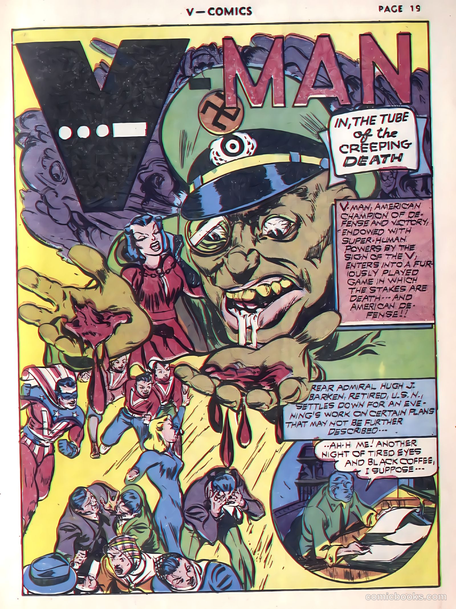 V...- Comics #1 (1941) — page 21 of 65