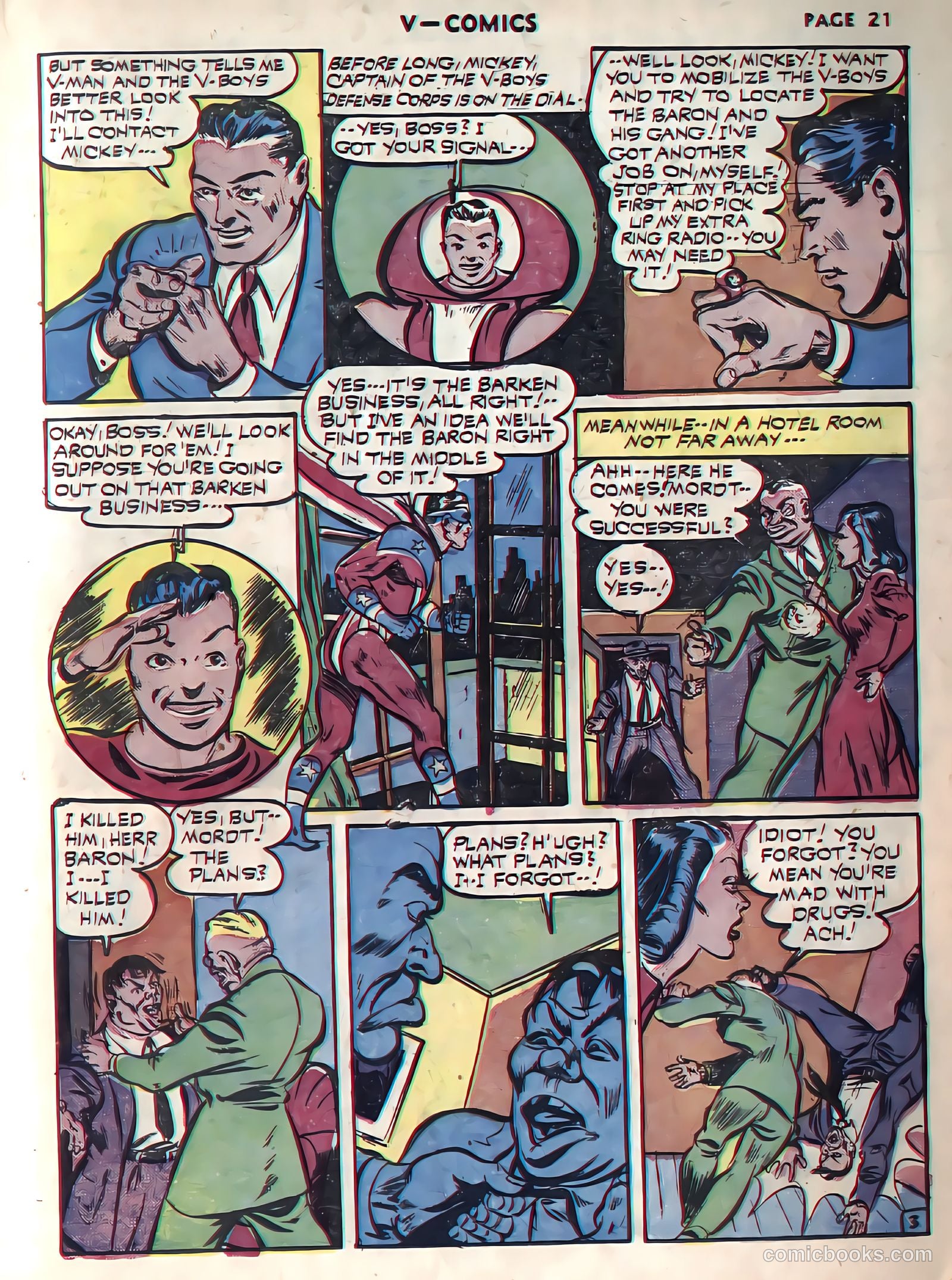 V...- Comics #1 (1941) — page 23 of 65