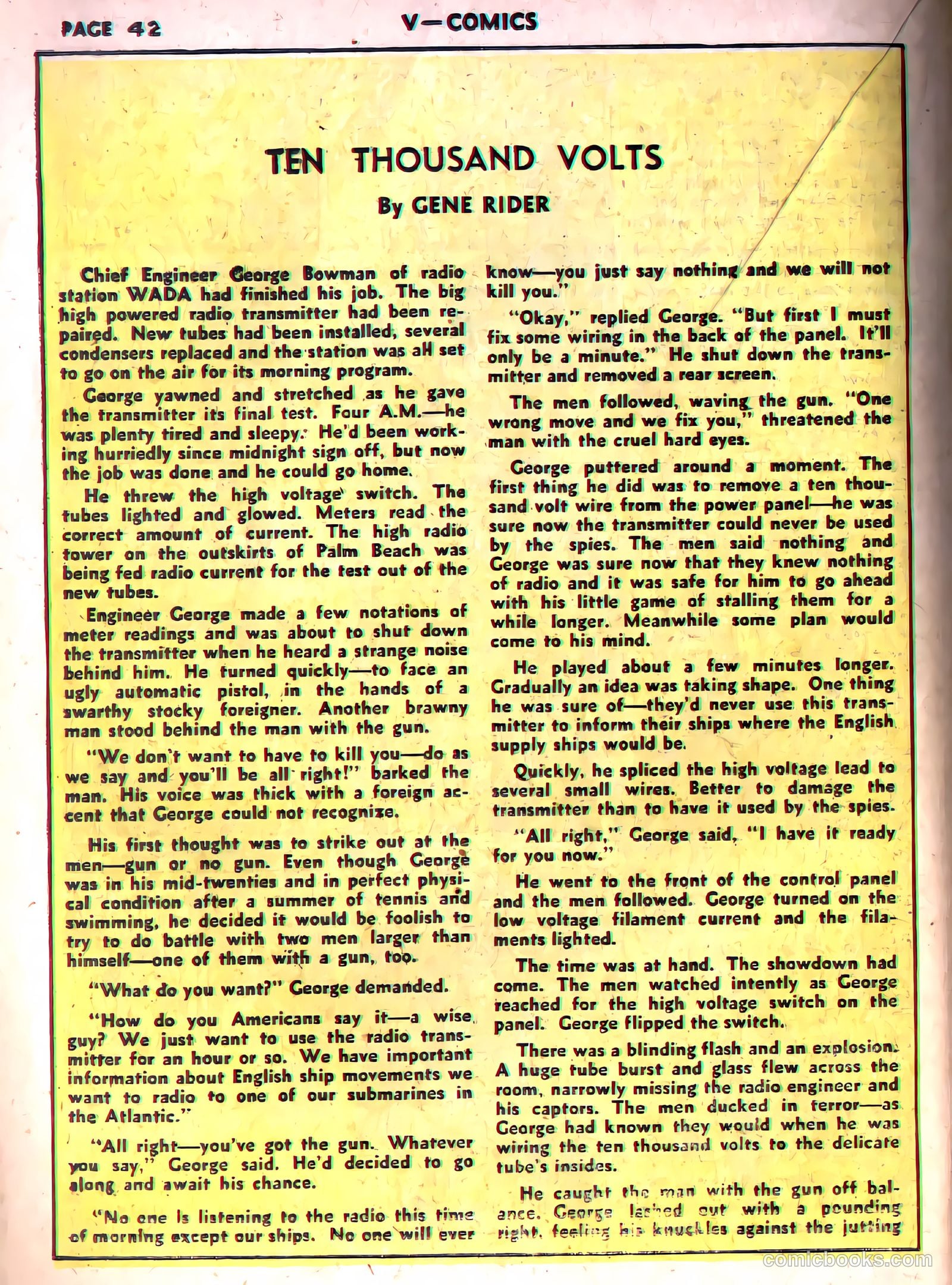 V...- Comics #1 (1941) — page 43 of 65